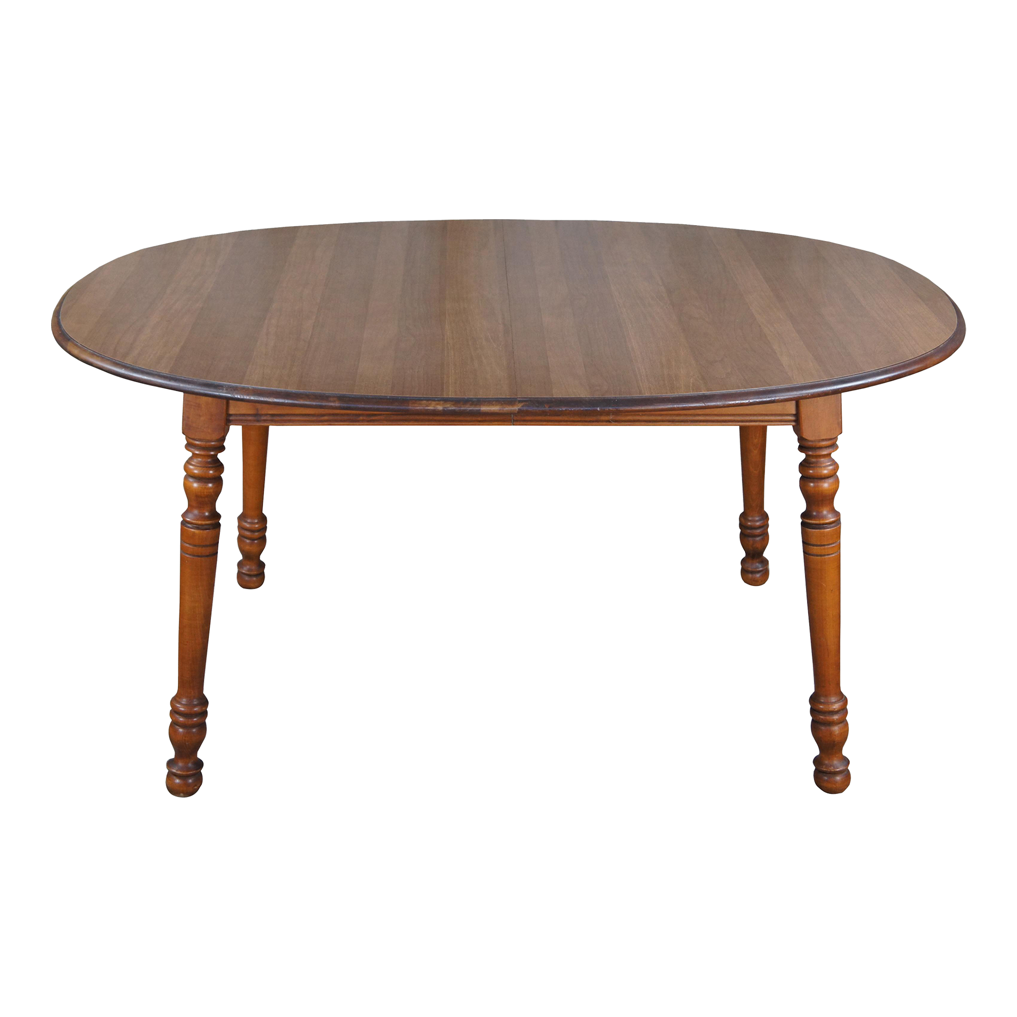 1960s Tell City Chair Co. Hard Rock Maple Colonial Style Round