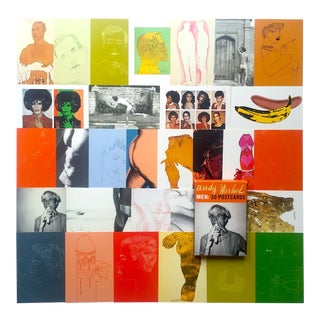 WARHOL A POSTCARD BOOK 30シート完品 Andy Warhol Postcard Set: Galison, The Andy Warhol