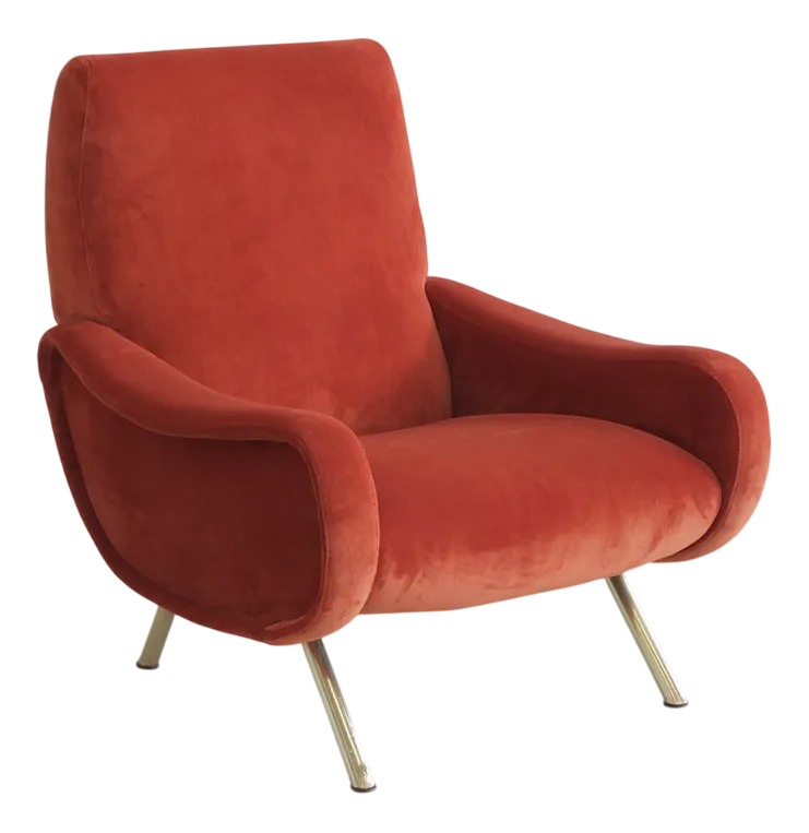 Lady Armchair by Marco Zanuso for Arflex, Italy, 1960 | Chairish