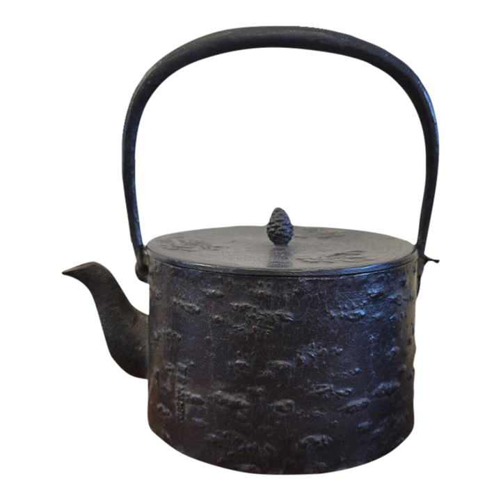 Vintage Japanese Tetsubin Iron Tea Kettle Chairish