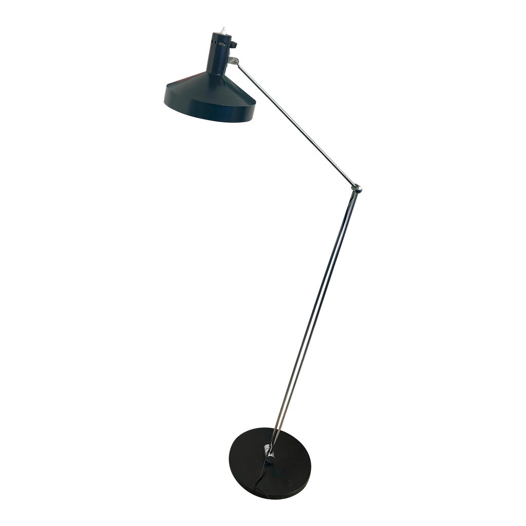1950s Rosemarie & Rico Baltensweiler Articulated Floor Lamp Switzerland ...