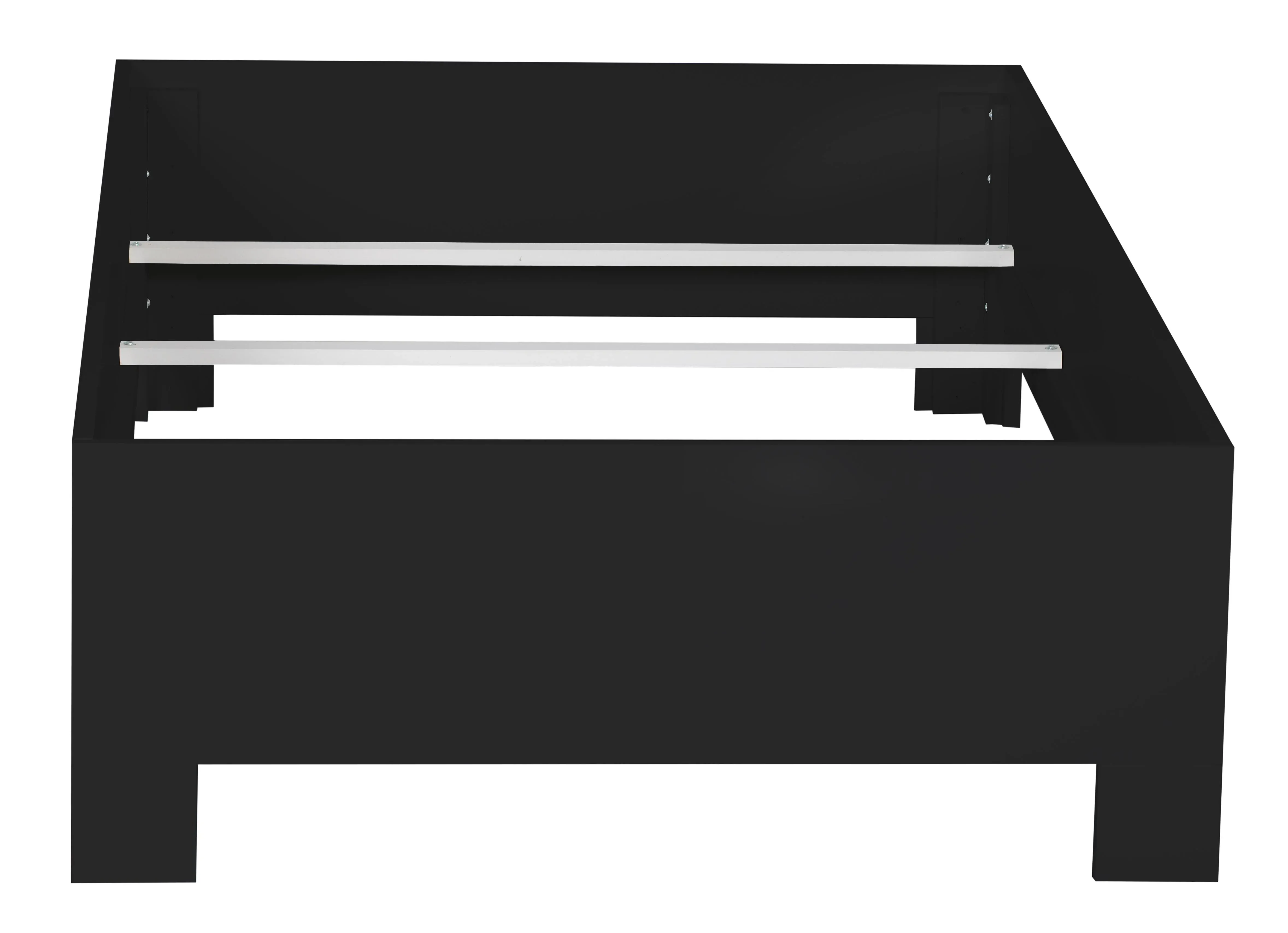 X \u0026 Diamond Bed Twin Extra Long - Black, image size:4714x3415