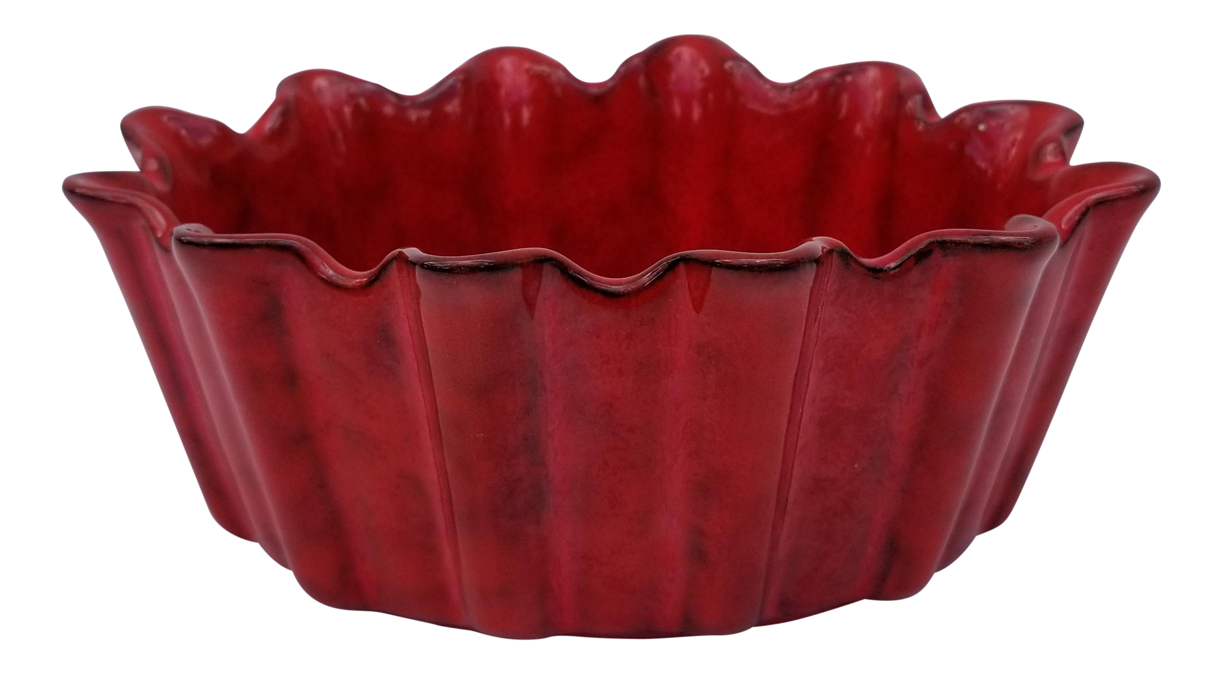Vintage Italian Red Glazed Decorative Bowl Chairish