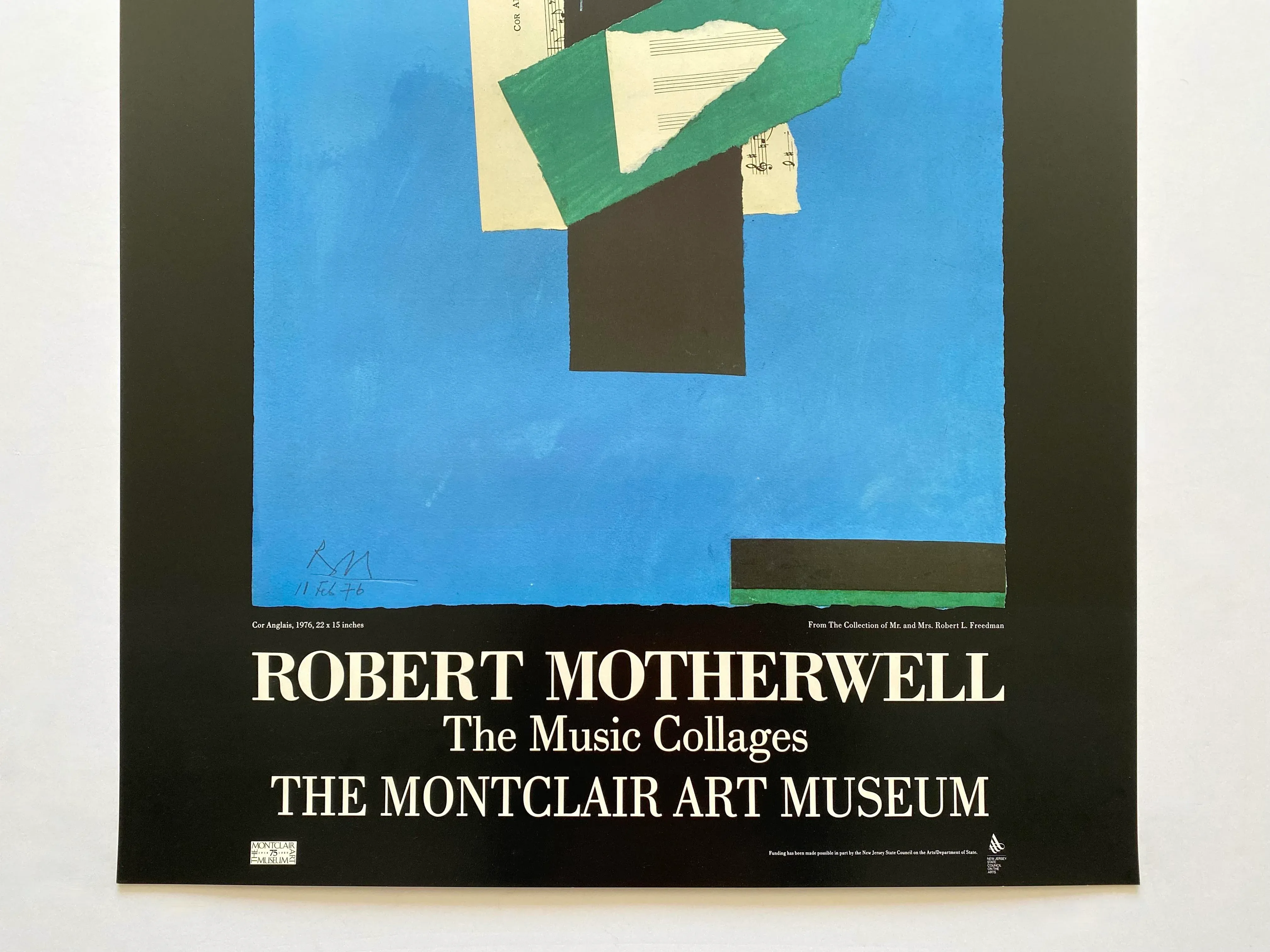 絵画 REVERIE 5 Robert Motherwell Vintage 1989 Abstract Expressionist