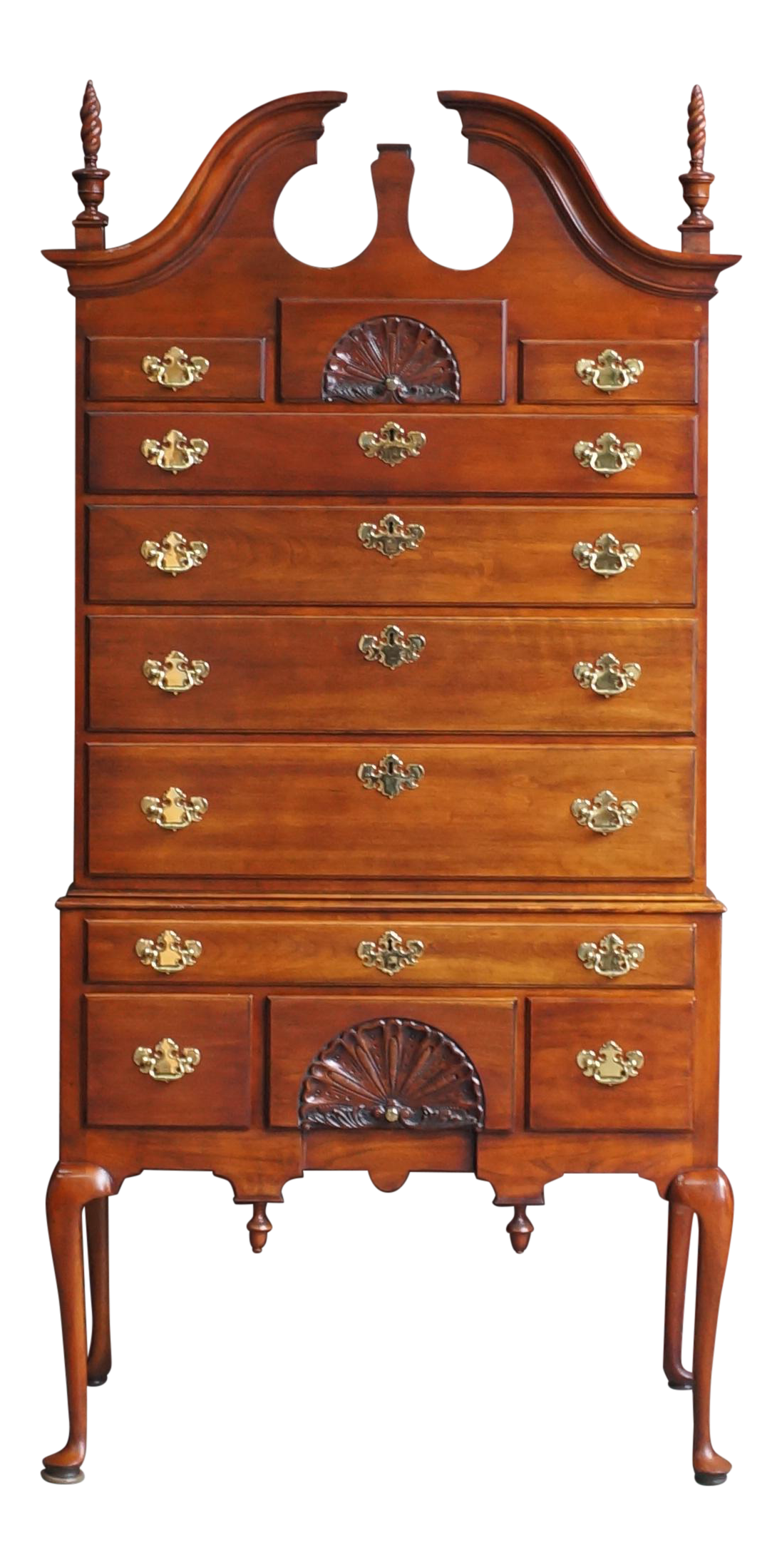 Queen Anne Highboy Dresser Chairish
