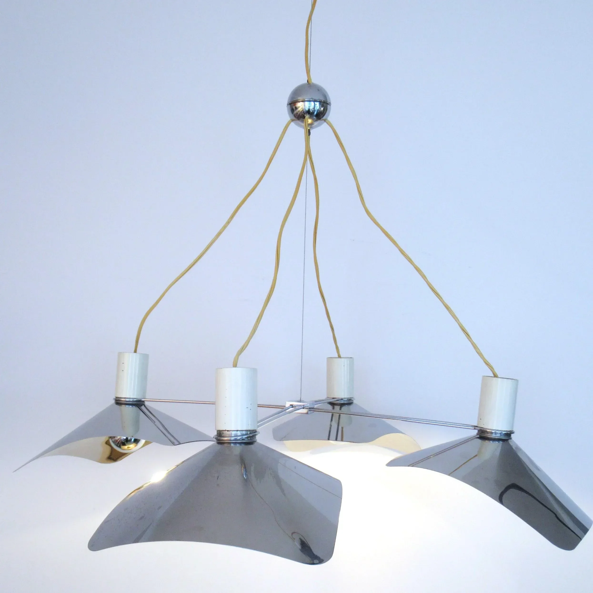 Corolle Hanging Light by Giovanni Grignani for Luci Italia, 1970s