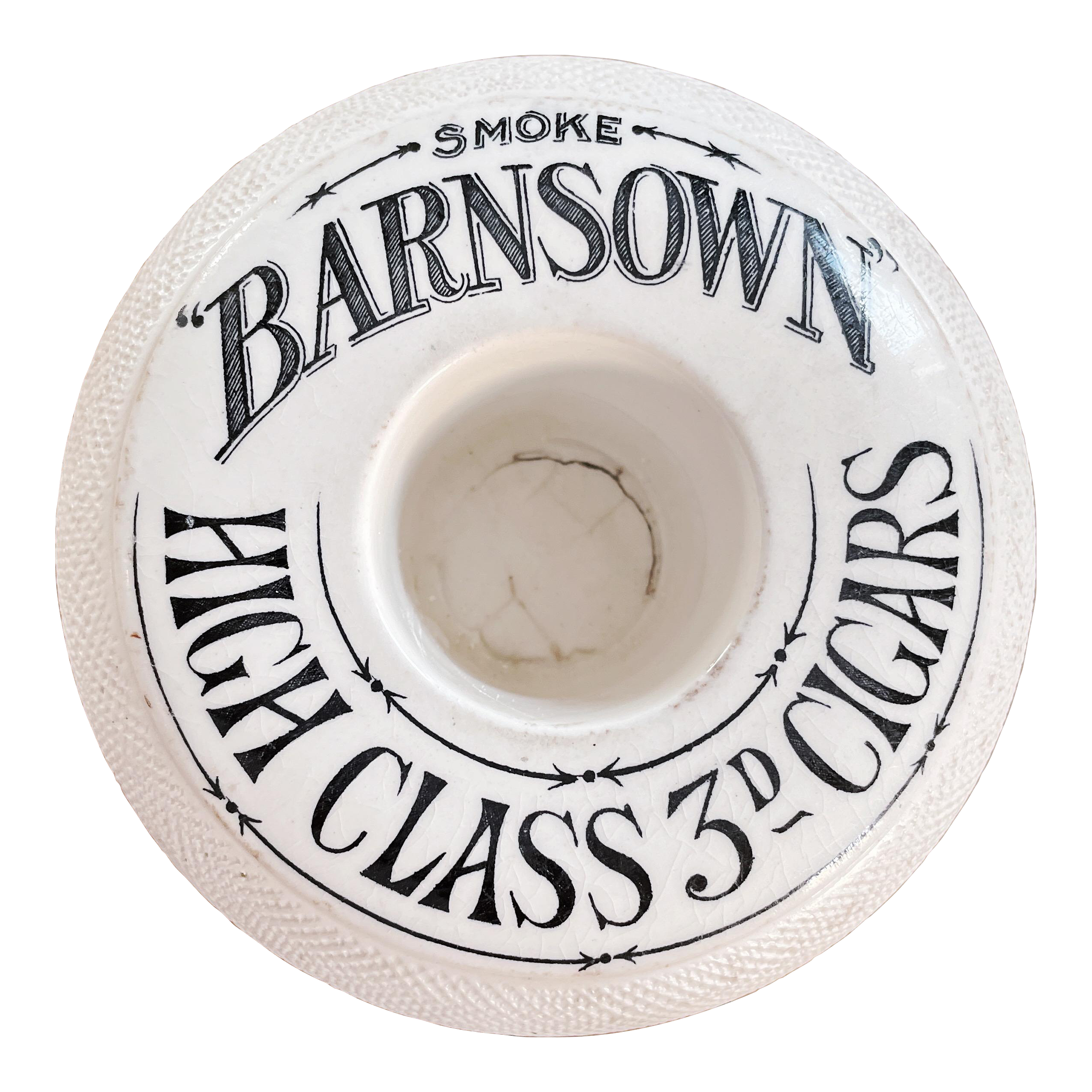 Antique English Barnsown Cigars Advertising Match Striker