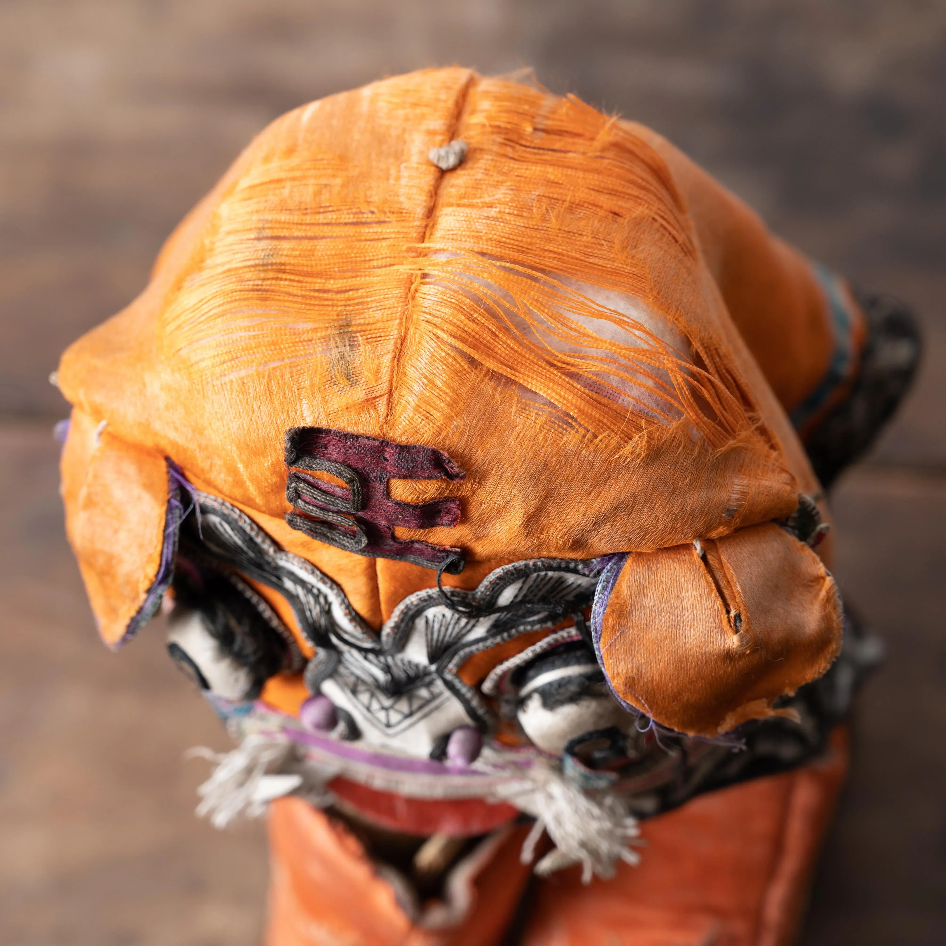 Chinese Silk Dragon Child’s Hat and Booties, C.1910s