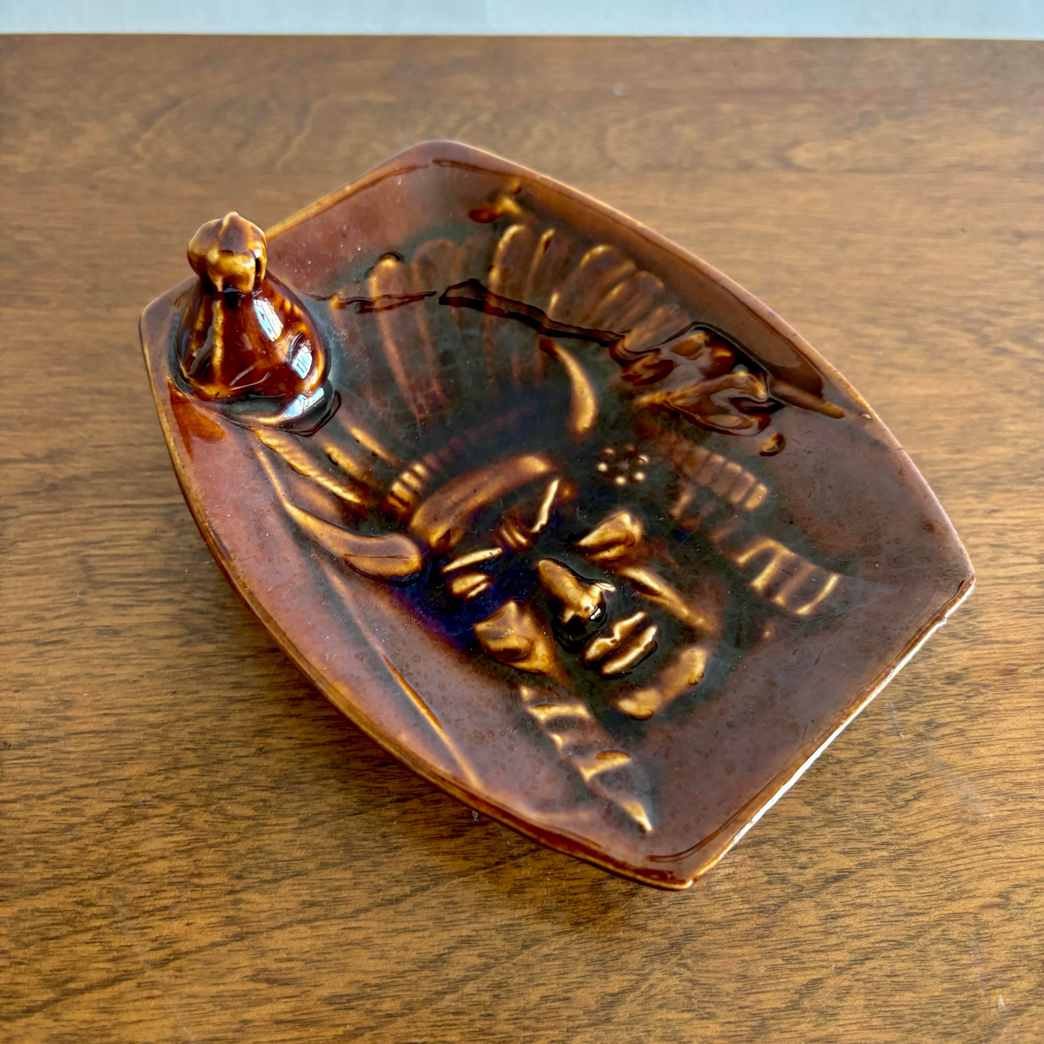 Vintage American Indian Southwestern Ashtray | Chairish