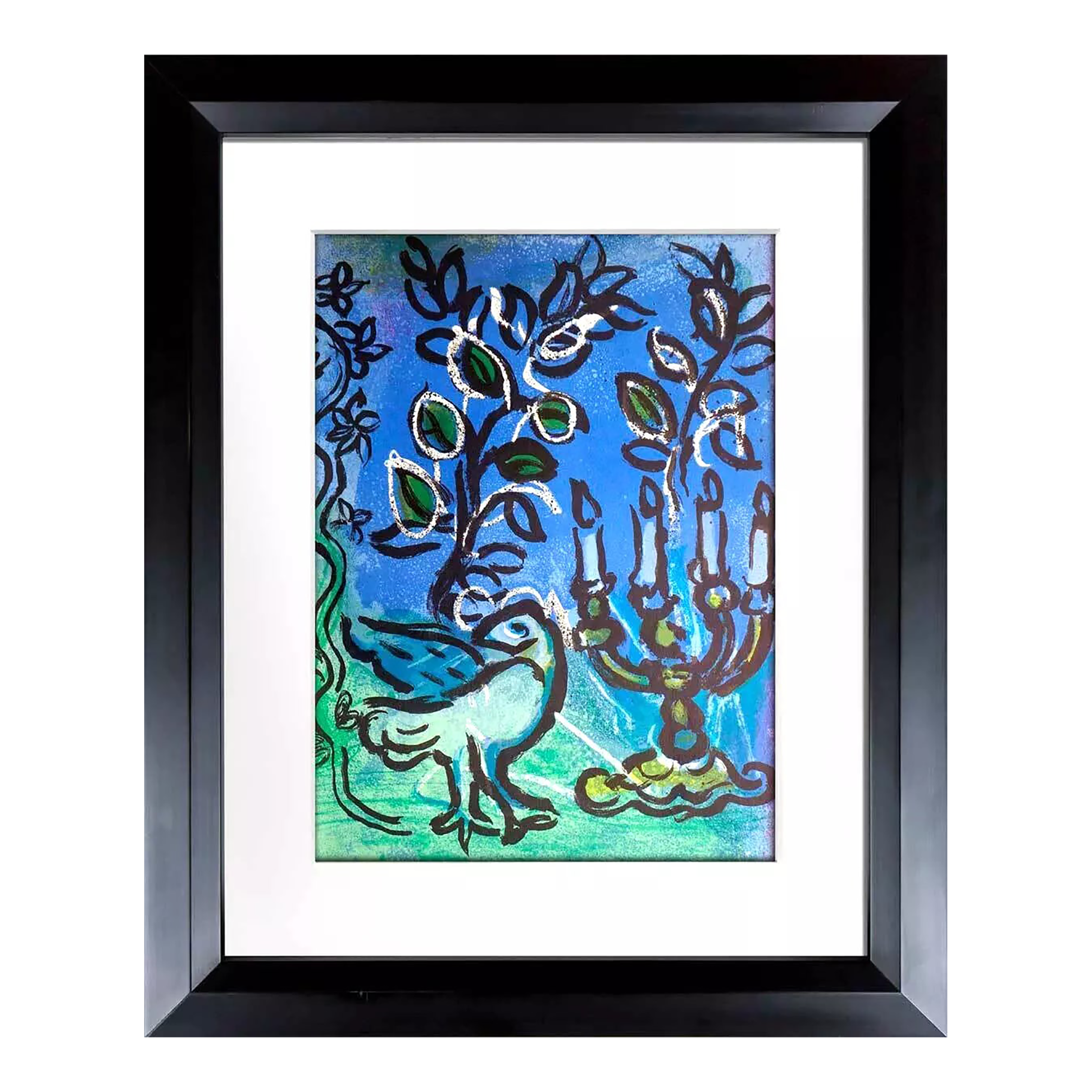 Marc Chagall Lithograph Limited Edition Original 1962 W/Cat .Ref
