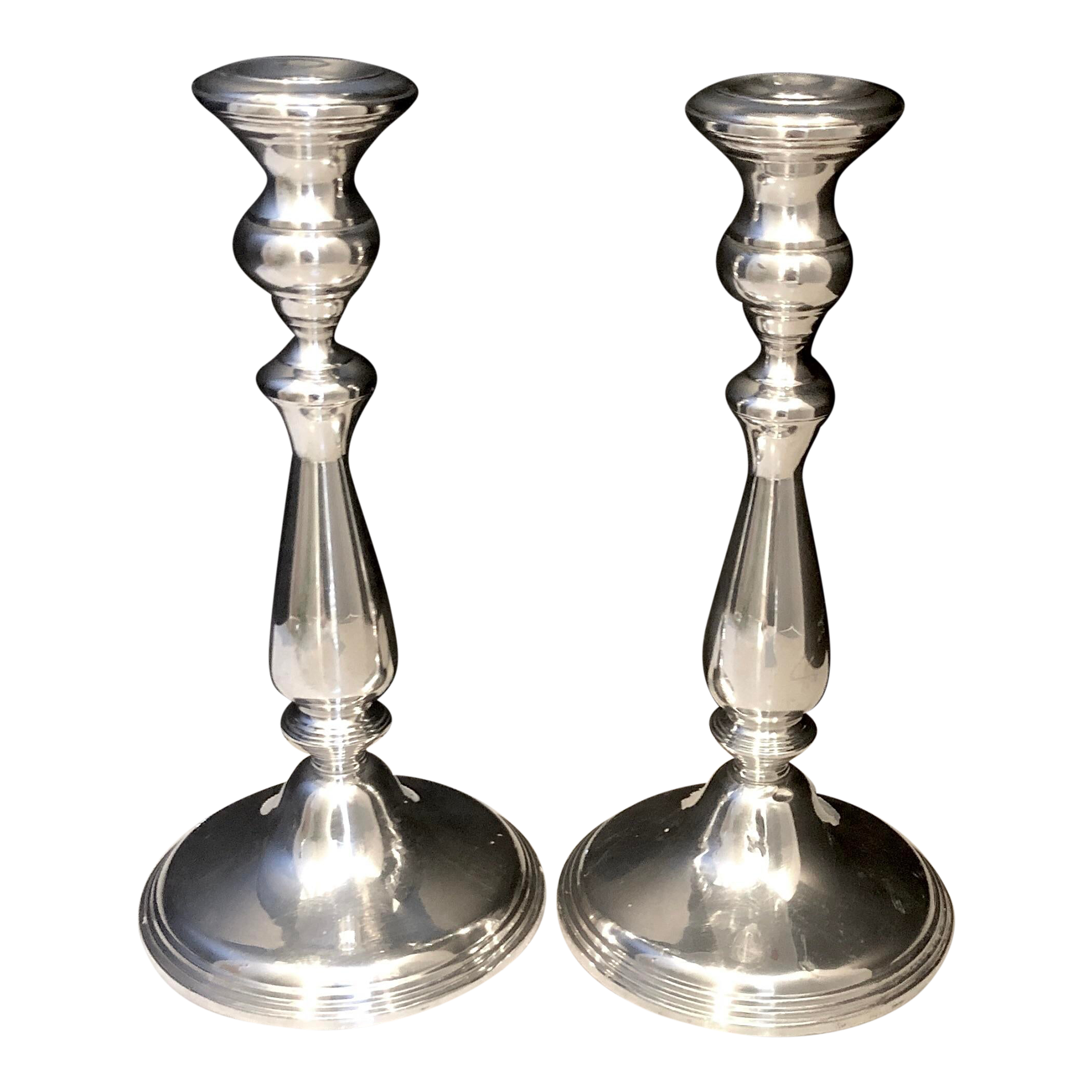Empire sterling silver candlesticks shop