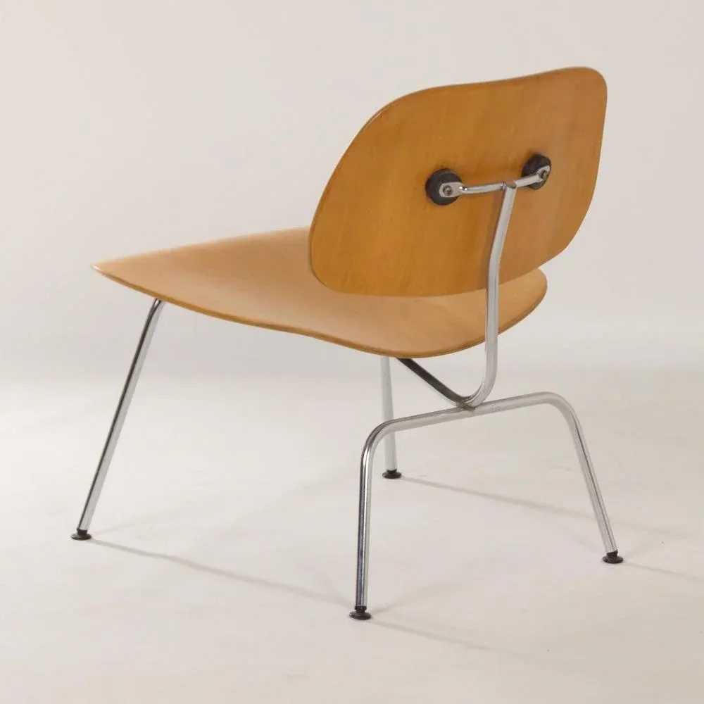 1954 Herman Miller Eames LCM Walnut Lounge Chair with Metal