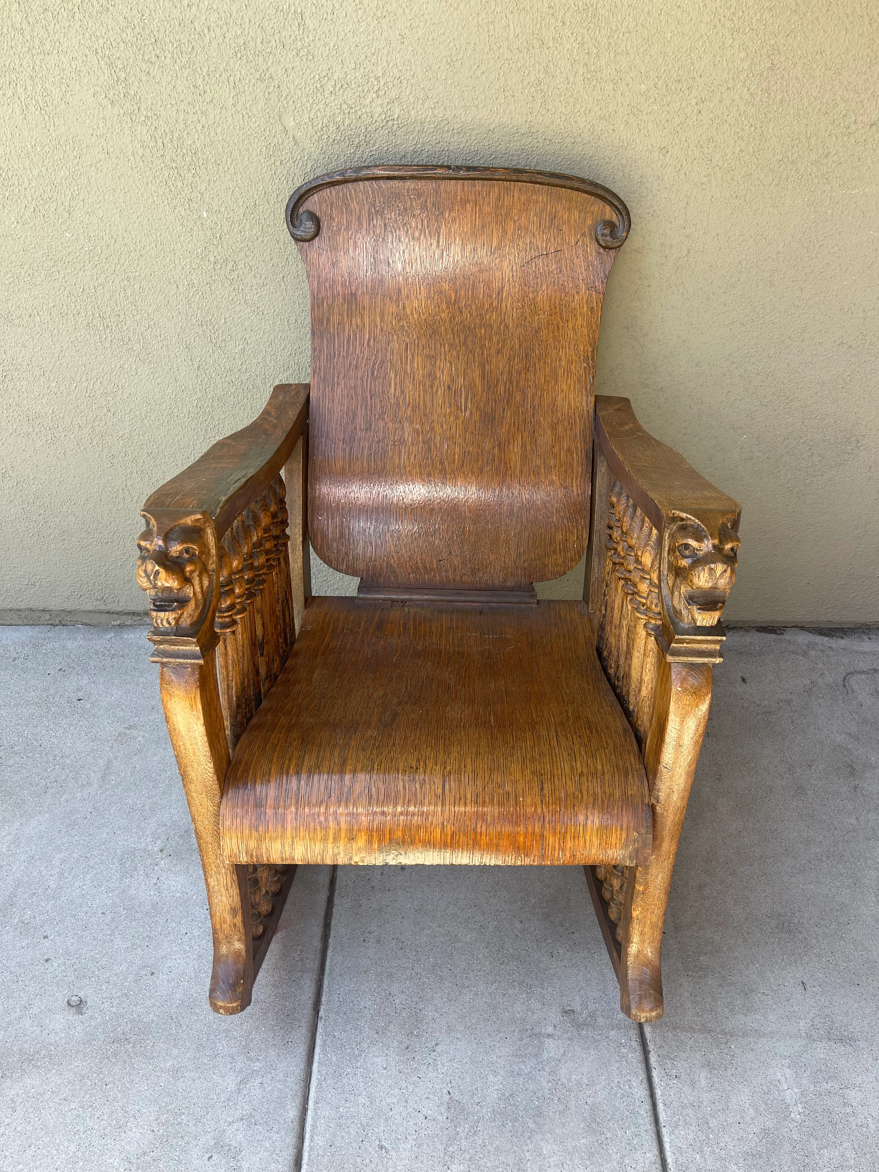 Lion rocking chair sale