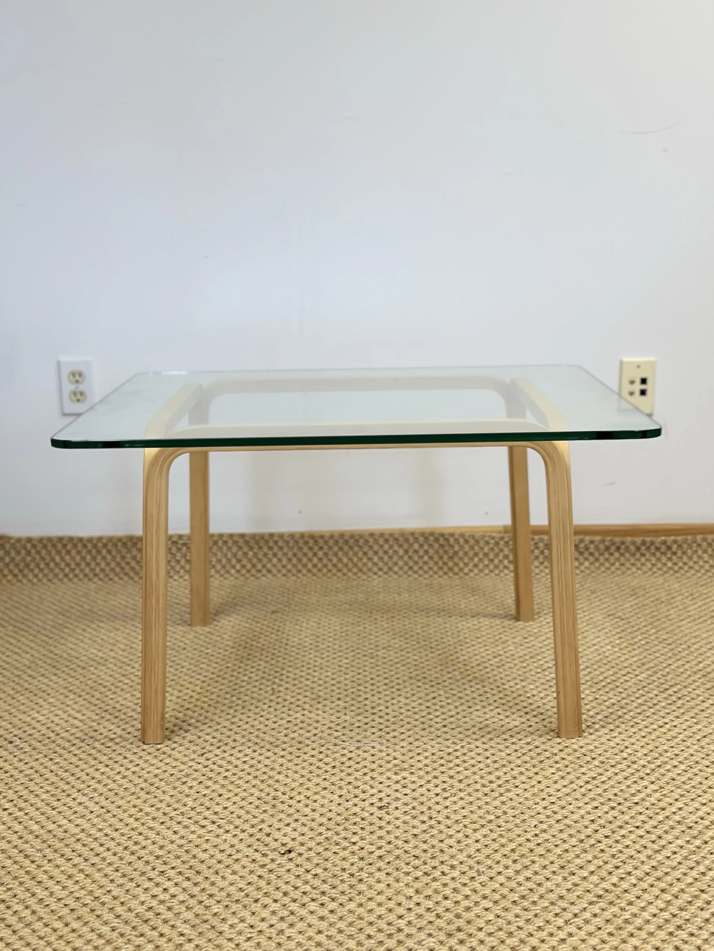 Alvar Aalto Scandinavian Y805 Birch Plywood and Glass