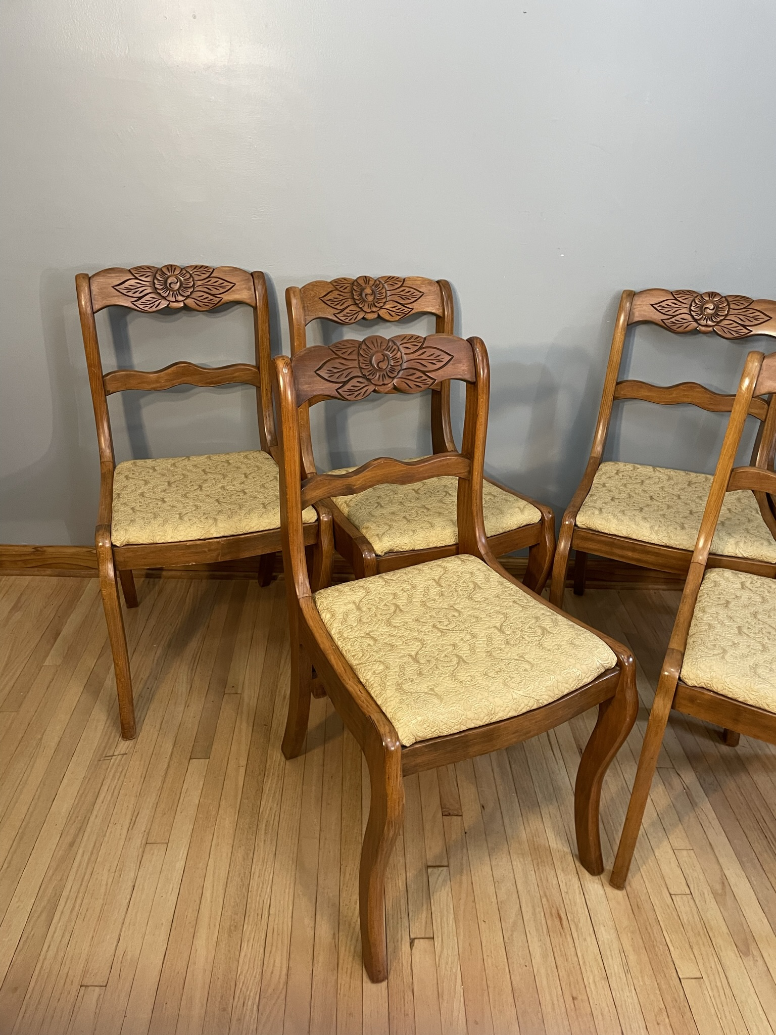 Duncan phyfe rose back chair deals