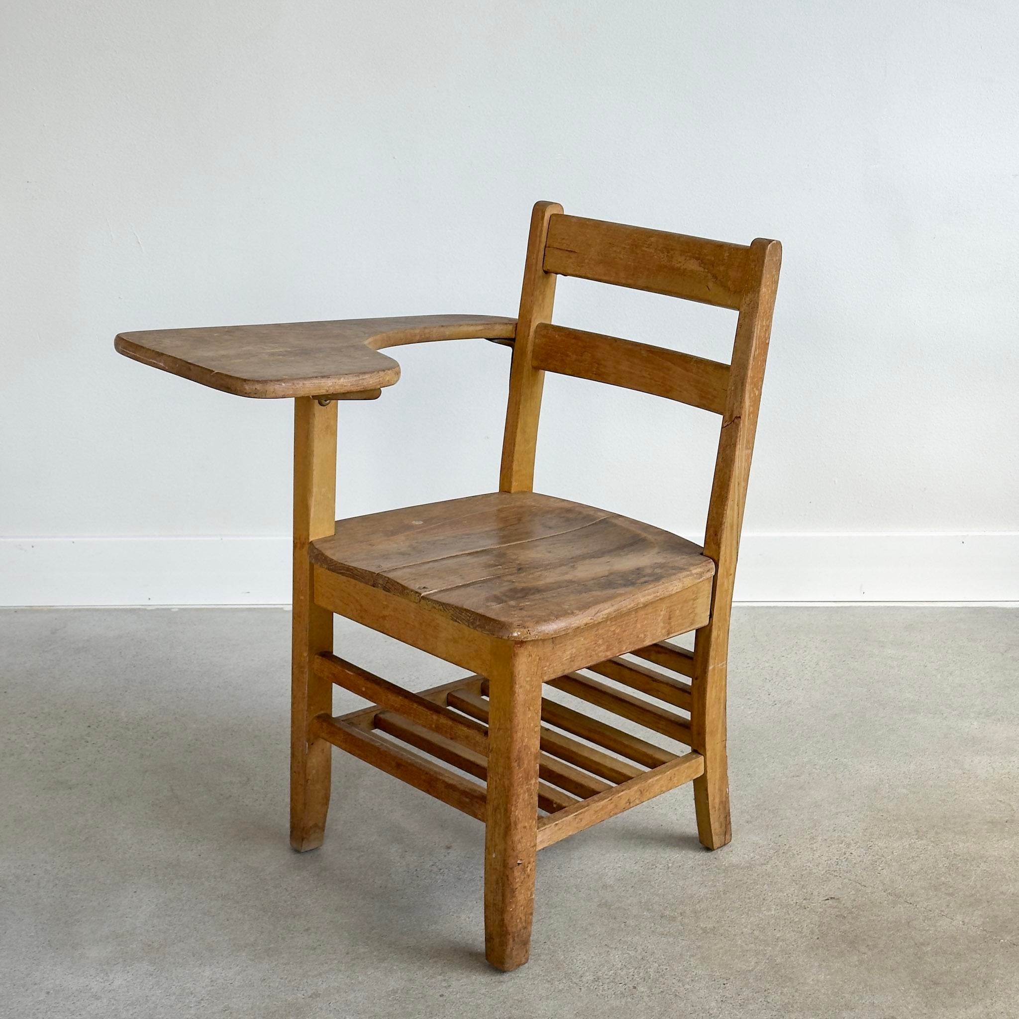 Antique American School Desk Chair, image size:2048x2048