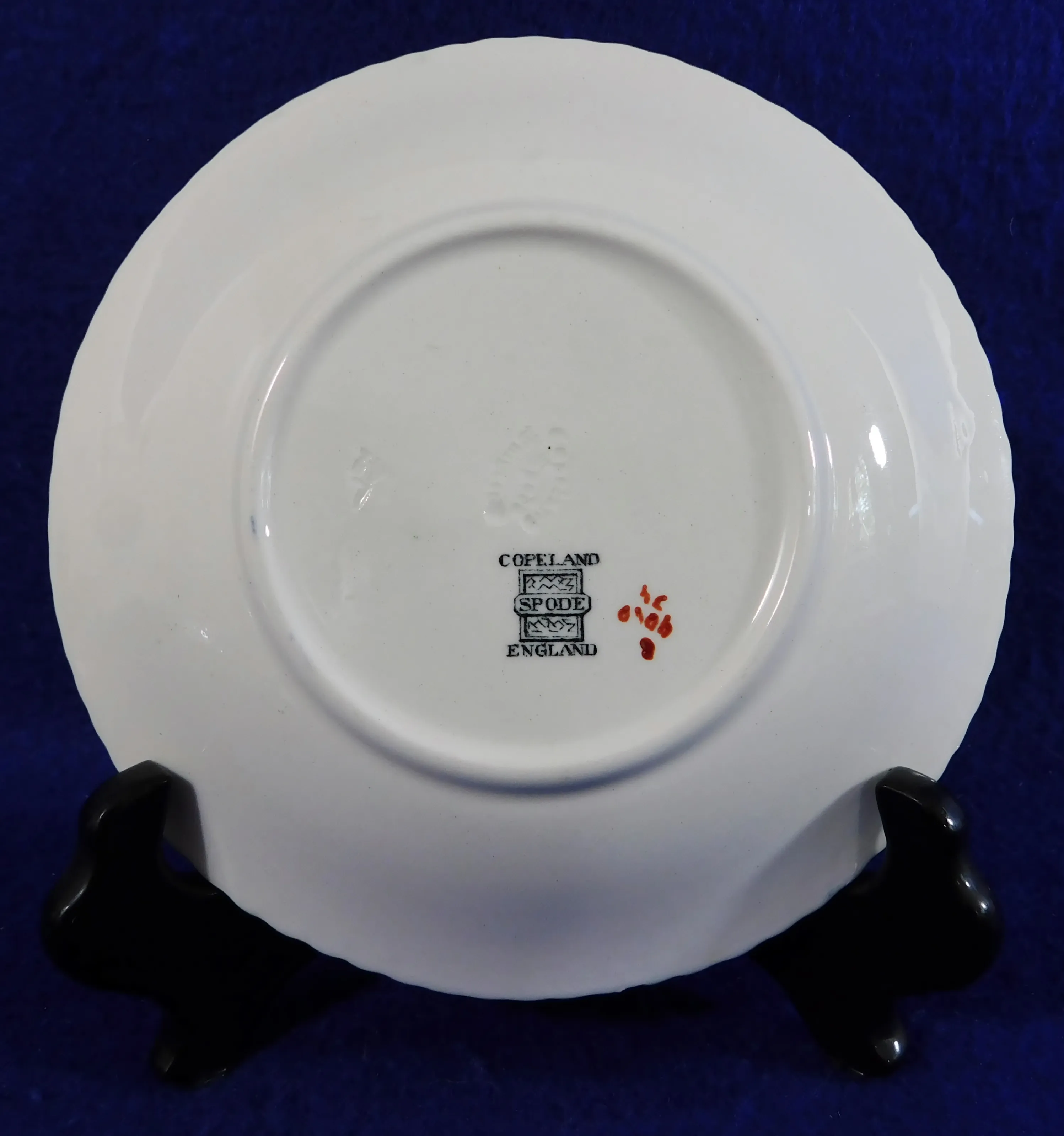 Copeland Spode Green Basket Tea Cup & Saucer | Chairish