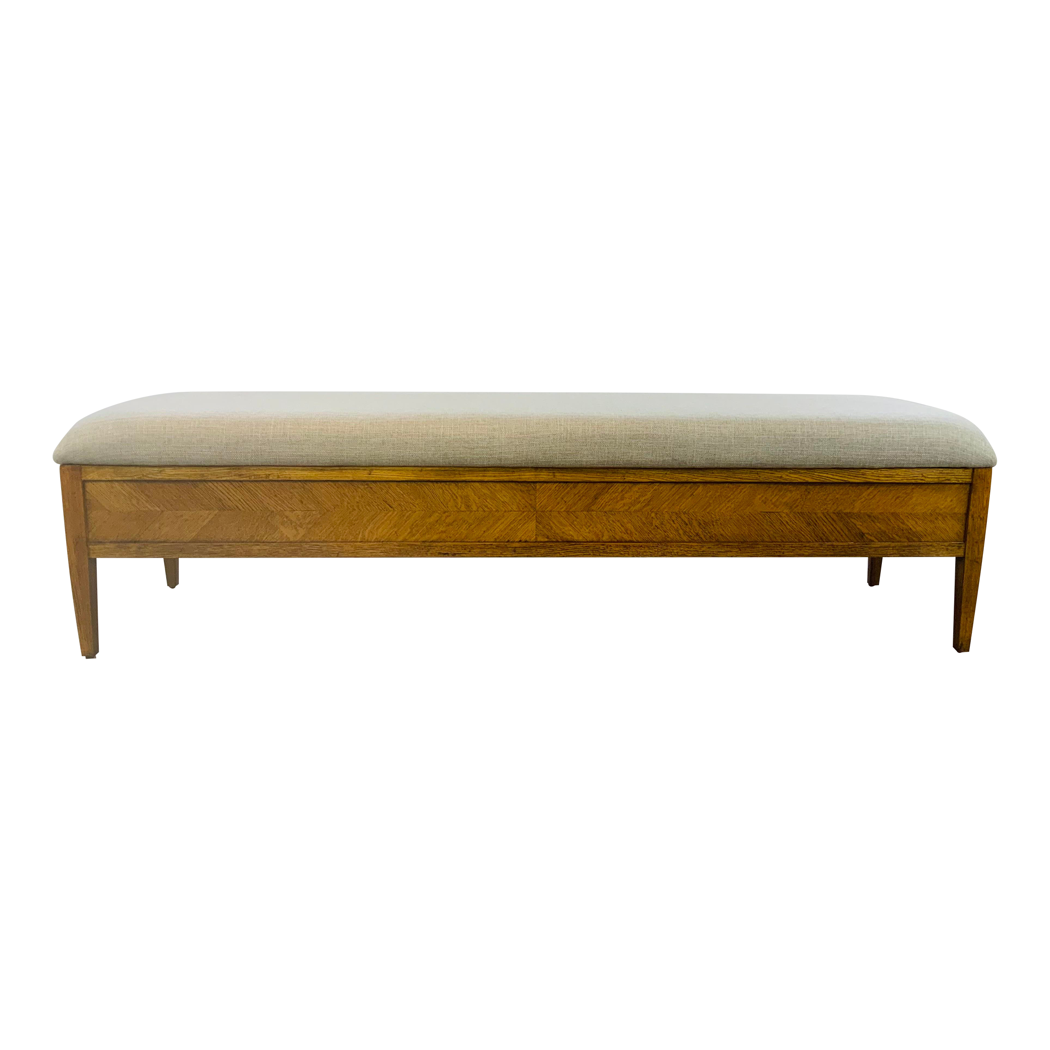 Theodore Alexander Modern Light Oak Finished Bench Chairish