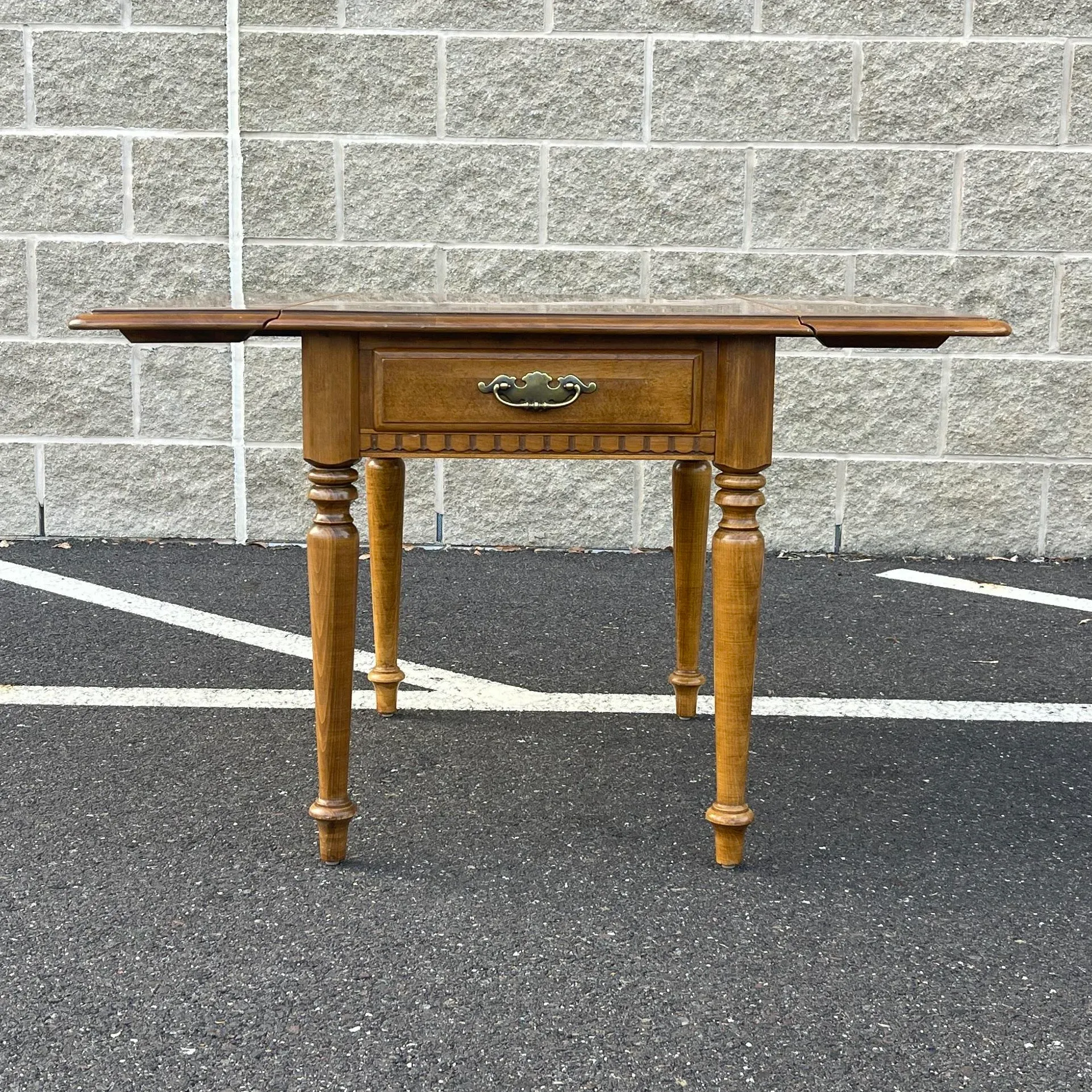 Ethan Allen Heirloom Nutmeg Solid Maple American Traditional Drop