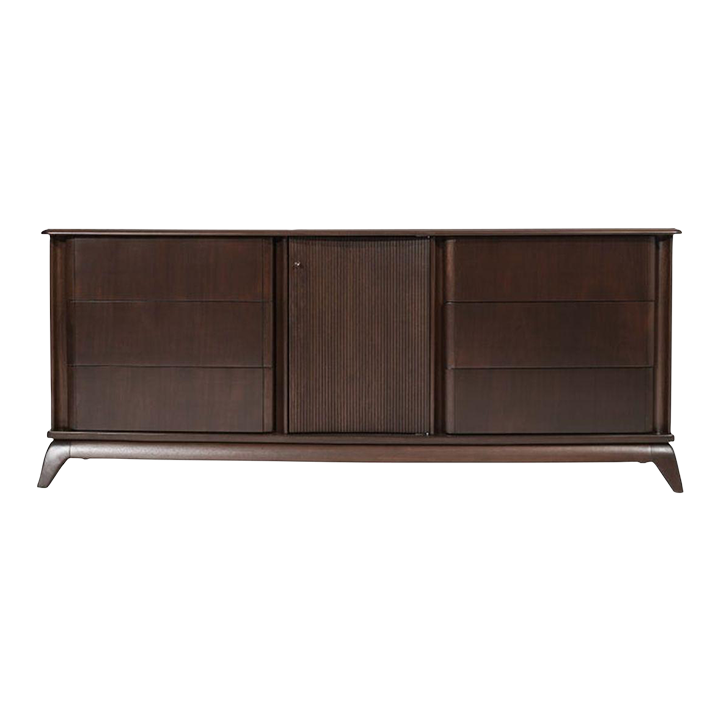 Vintage MidCentury Modern Walnut Credenza Chairish