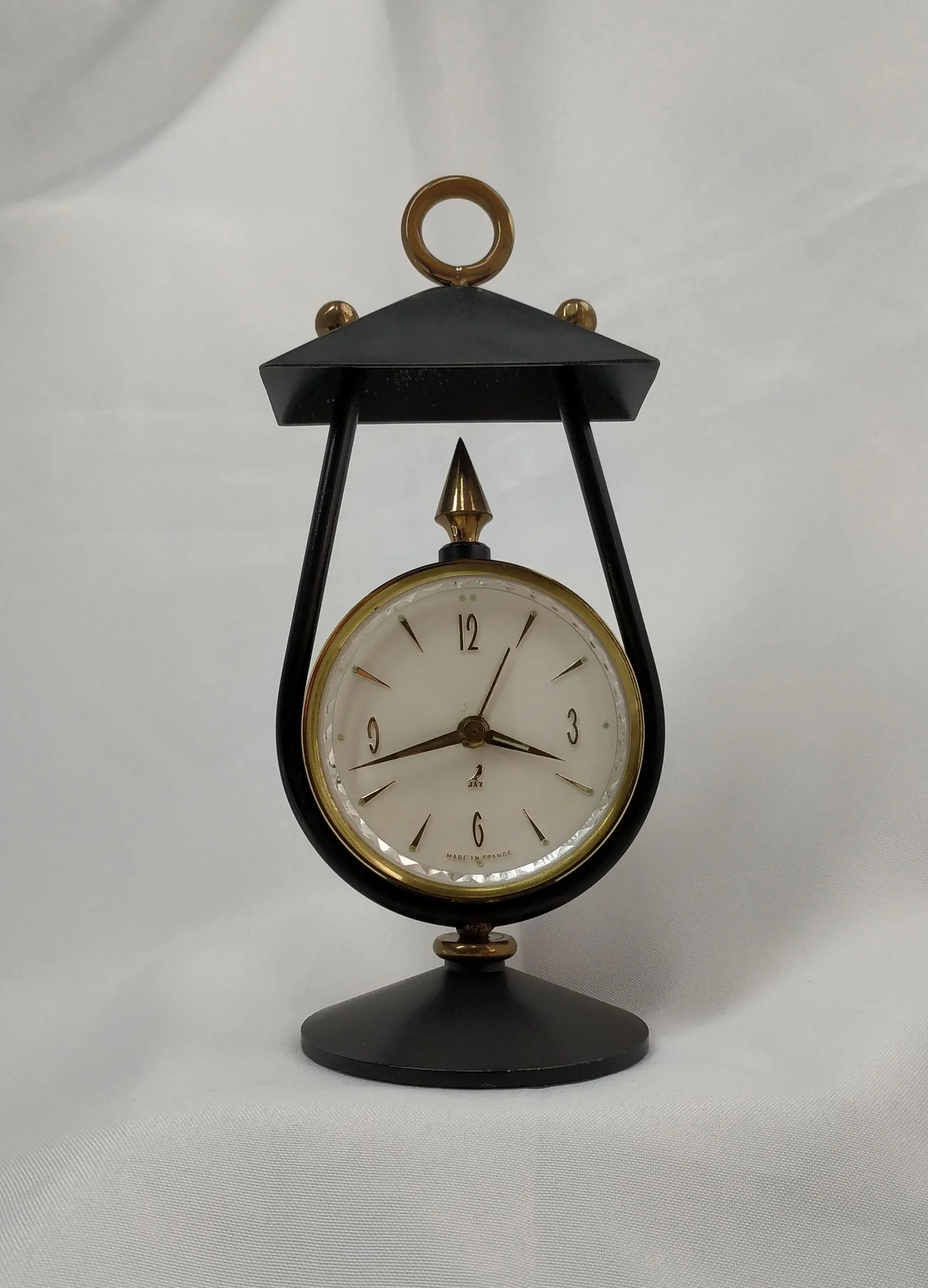 French Alarm Desk Clock Called Ternic by Jaz, 1967 | Chairish