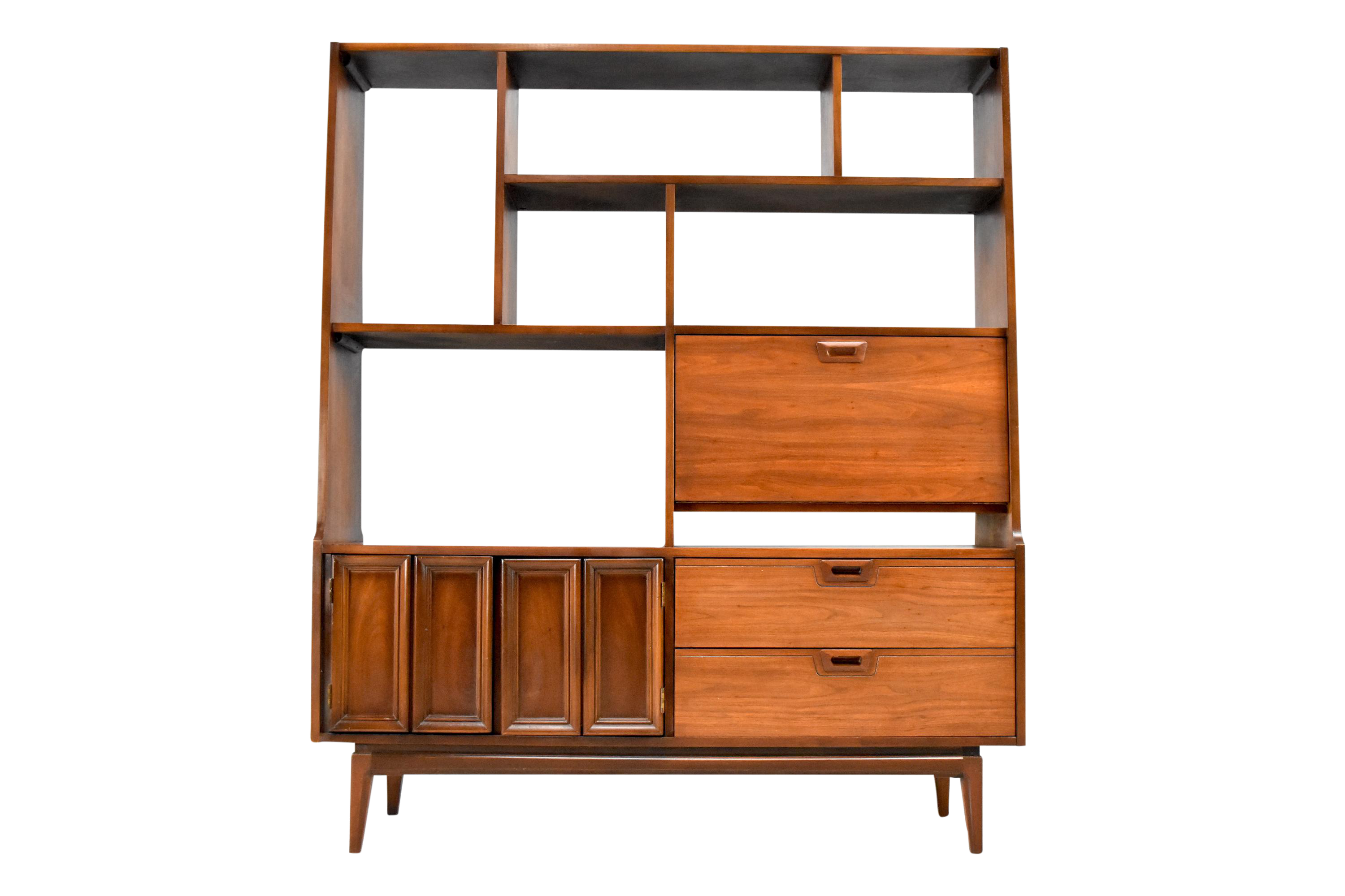 Mid Century Modern Wall Unit By Jb Van Sciver Chairish