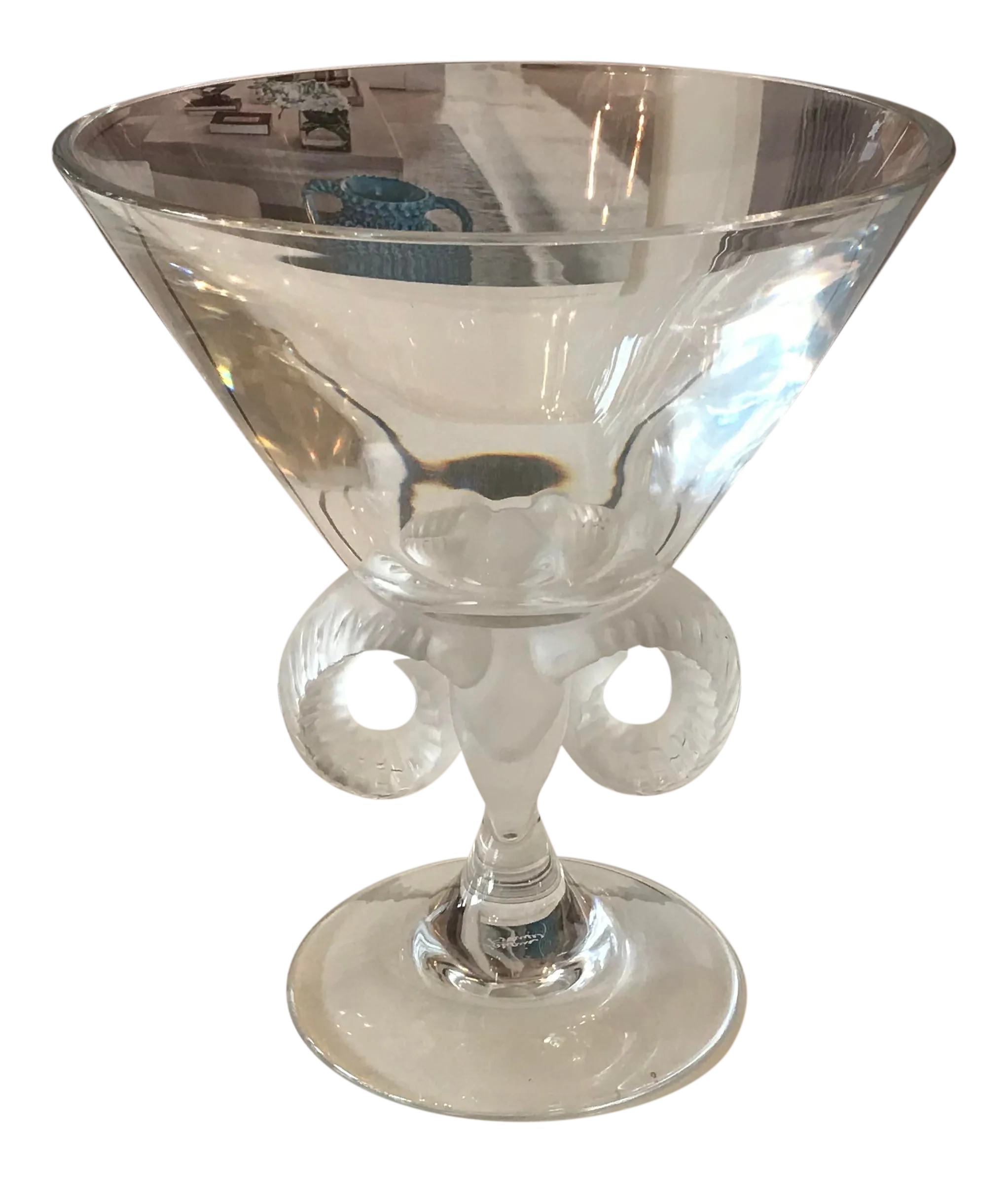 R.Lalique クリスタル皿　約16センチ R.LALIQUE ルネ・ラリック オパールセント コキーユ COQUILLE プレート