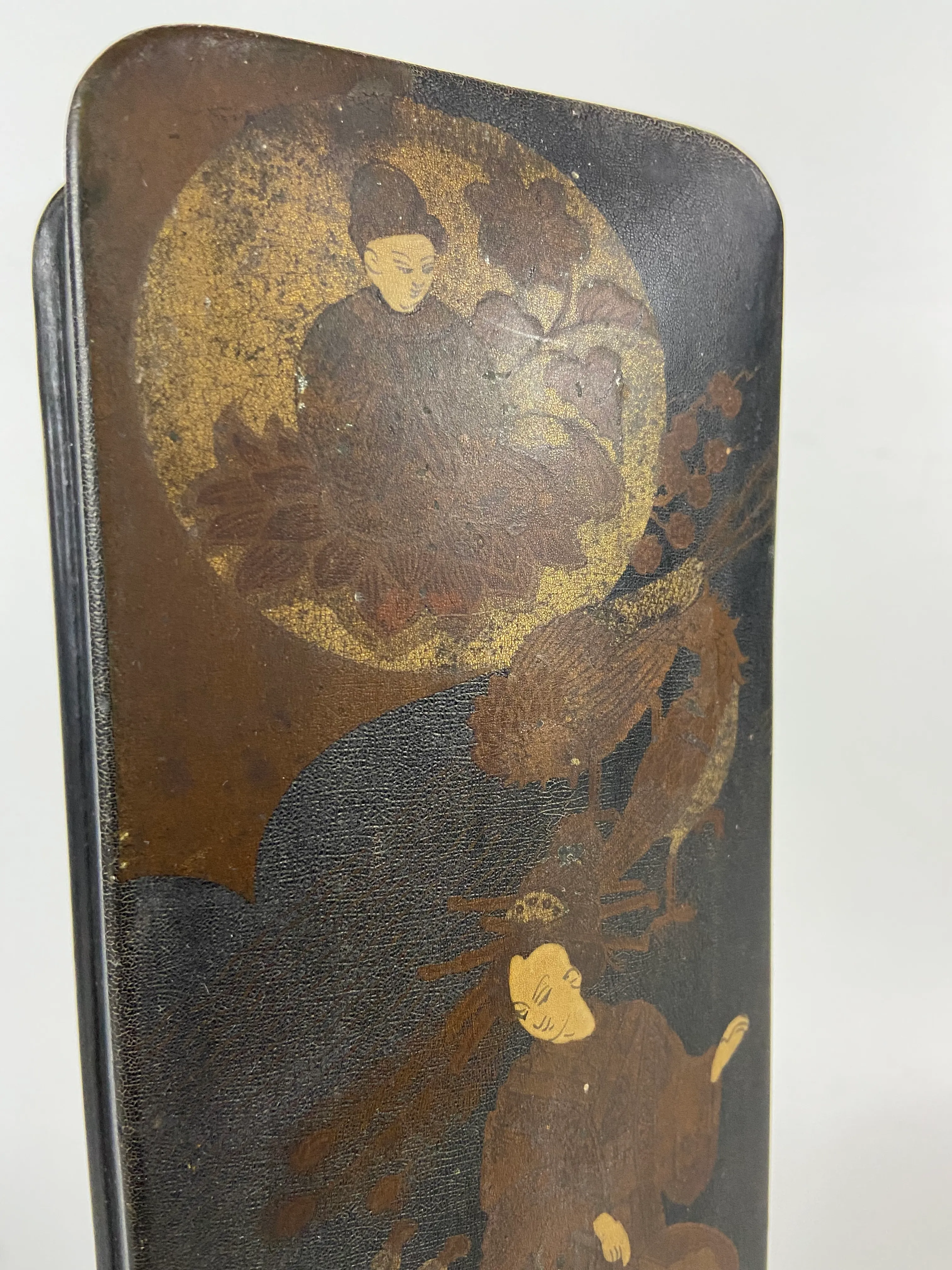 Antique Japanese Lacquer Box | Chairish