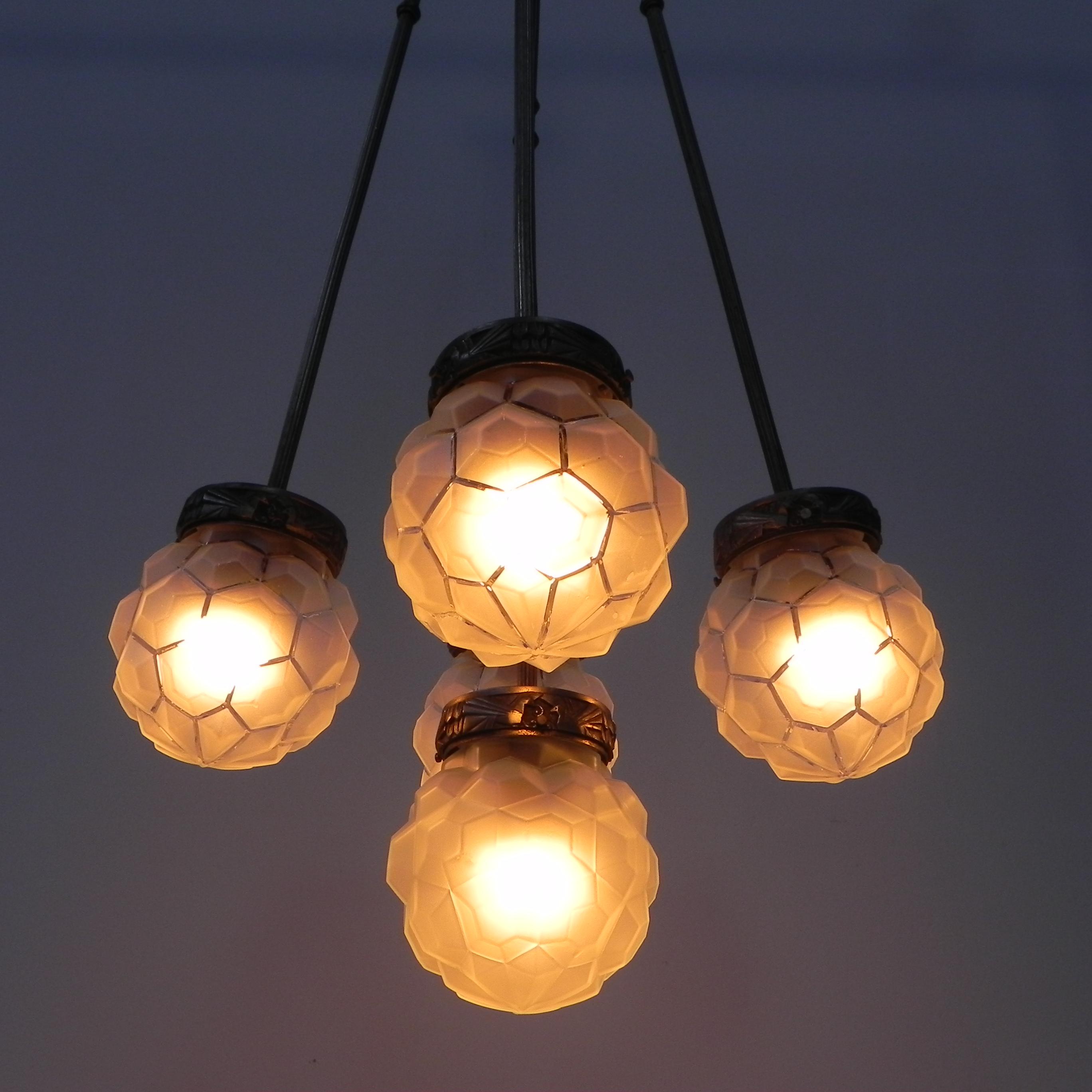 Vintage Hanging Lamp, 1930s