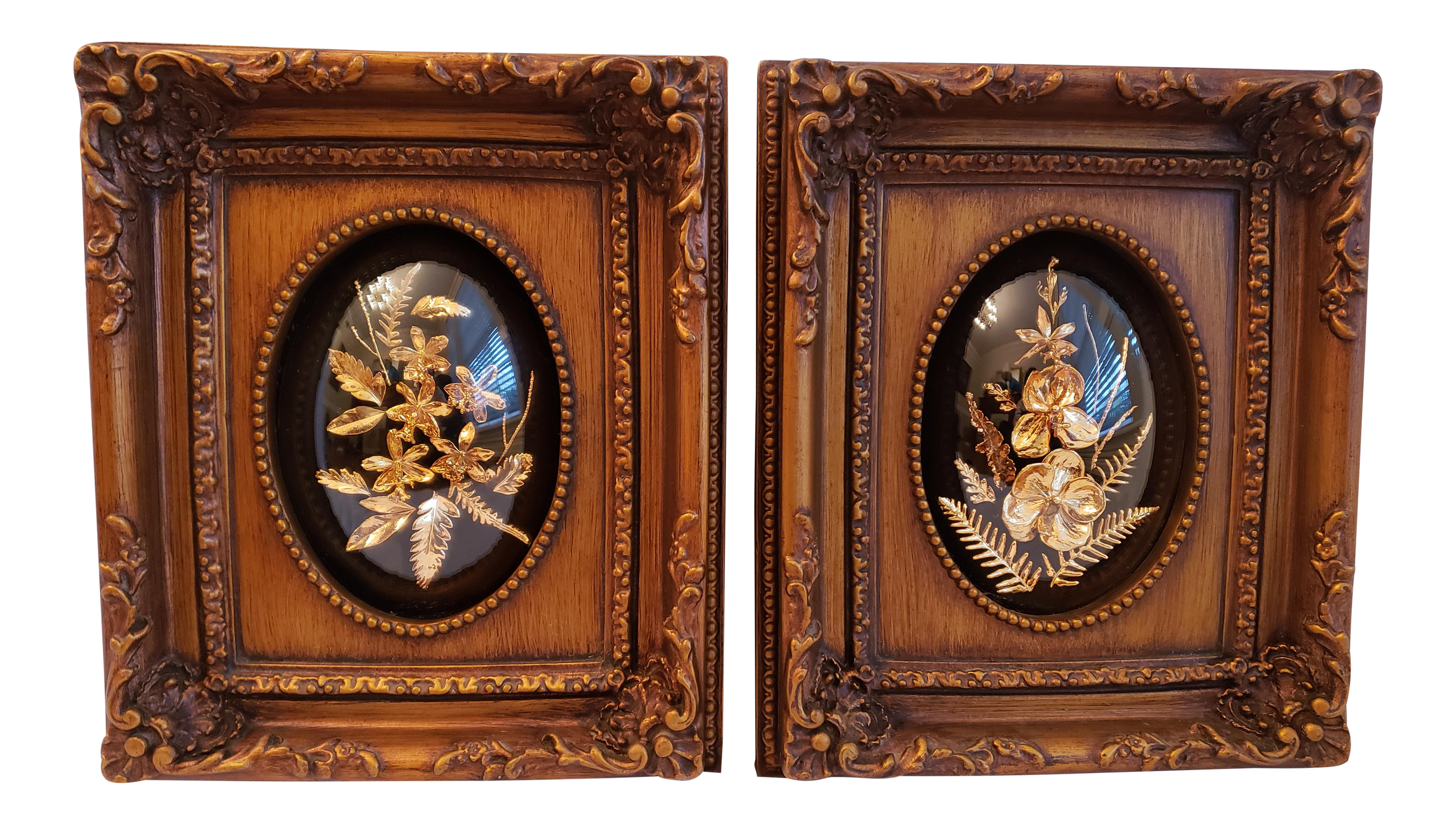 Preserved Hawaiian Botanicals In Bubble Frame A Pair Chairish