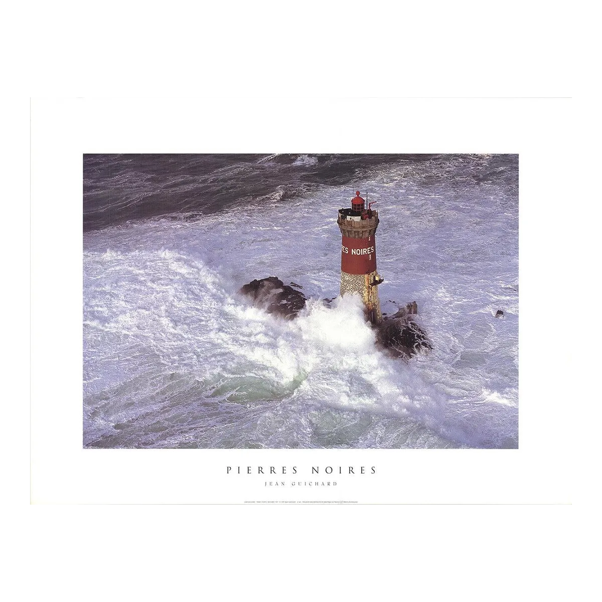 1999 Jean Guichard \'Pierres Noires\' Offset Lithograph