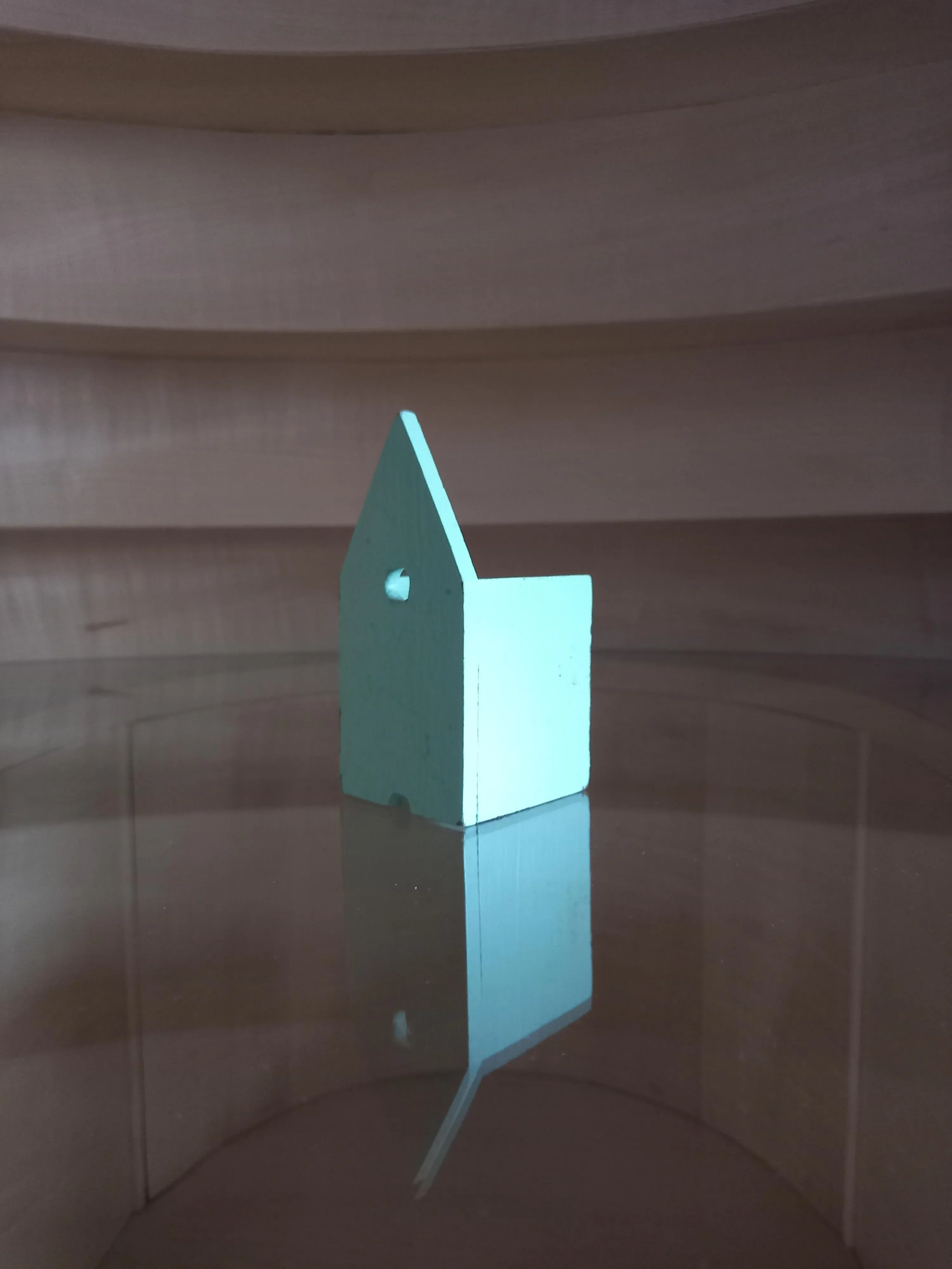 Miniature Green White Vescovina by Lanfranco Benvenuti for Meccani Arredamenti, 1985