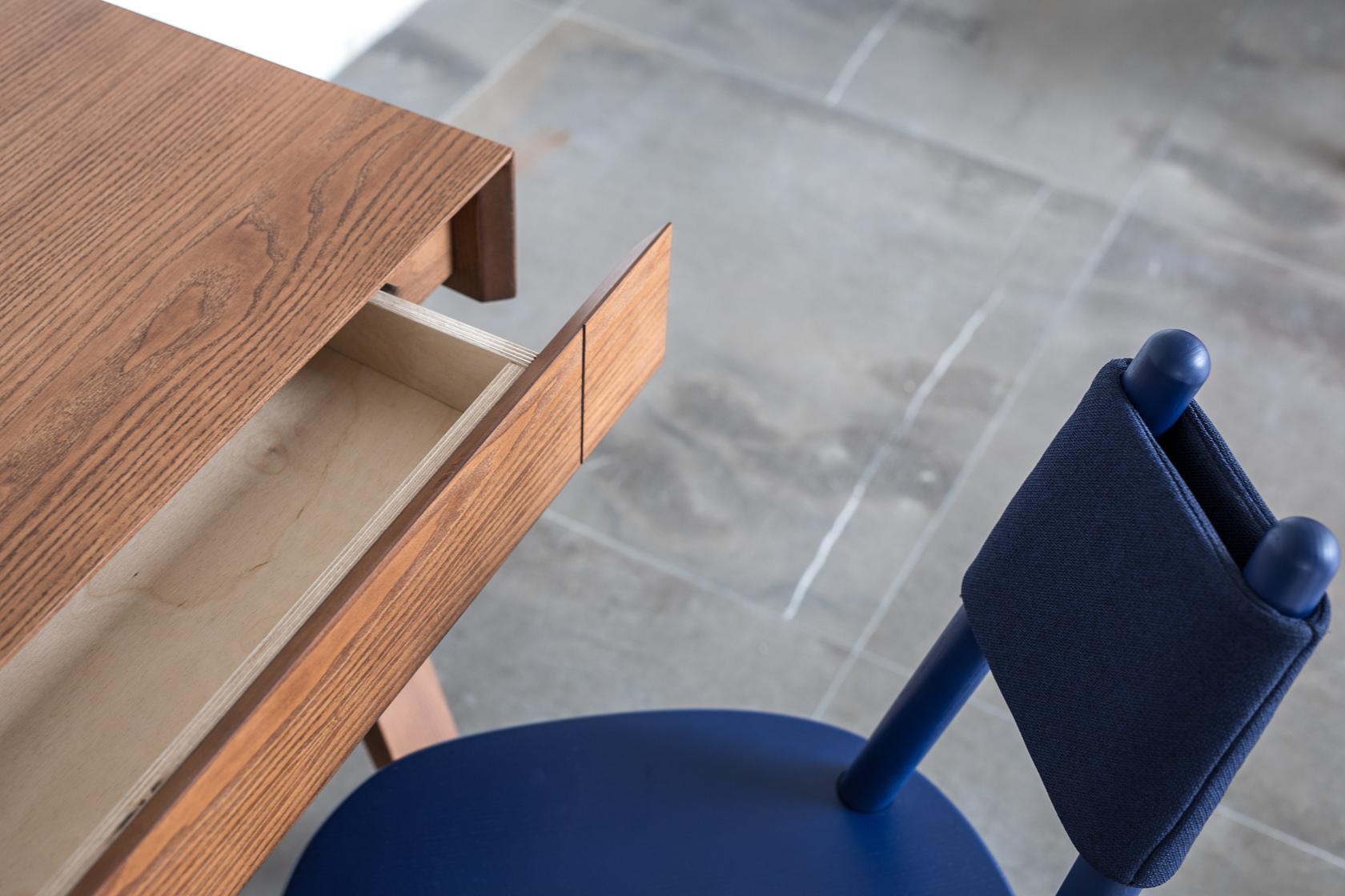 Large Brown 4.9 Desk by Marius Valaitis for Emko | Chairish
