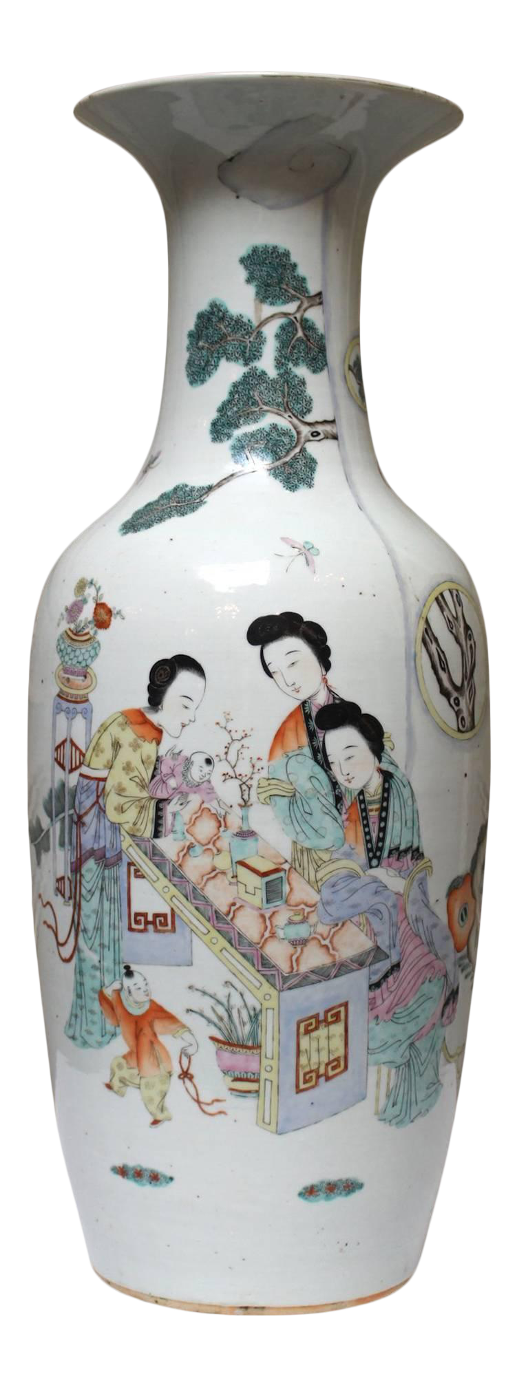 Large Chinese Porcelain Vase Chairish
