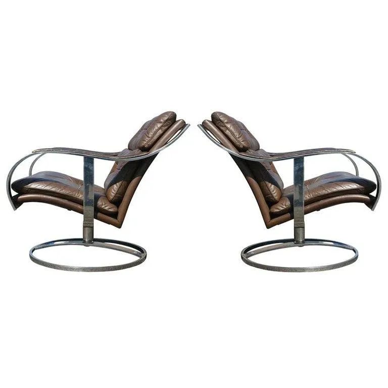 1970s Pair of Gardner Leaver for Steelcase Lounge Chairs | Chairish