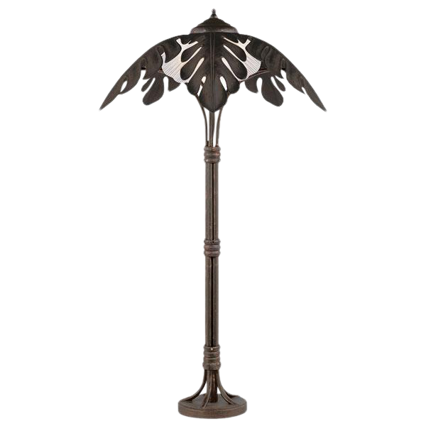 Bronze Palm Tree Floor Lamp Chairish