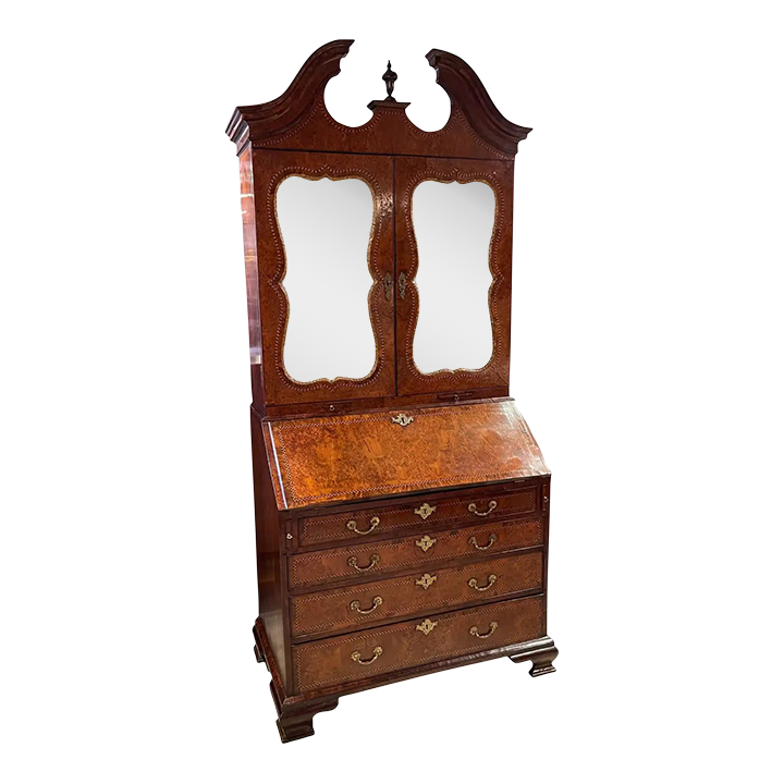 18th Century II Yew Wood Secretary Bookcase Chairish