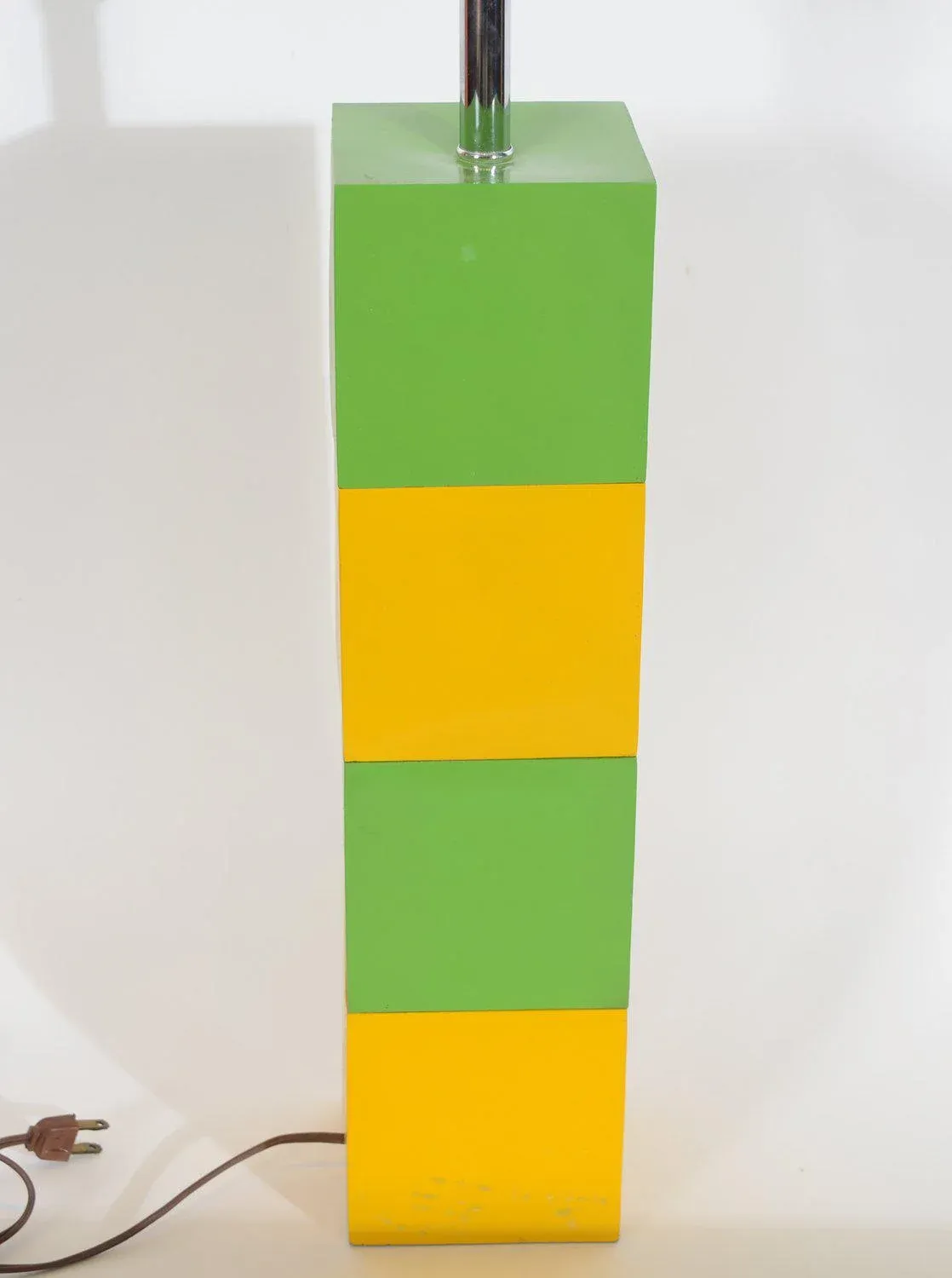 Yellow Green Mid-Century Modern Table Lamp