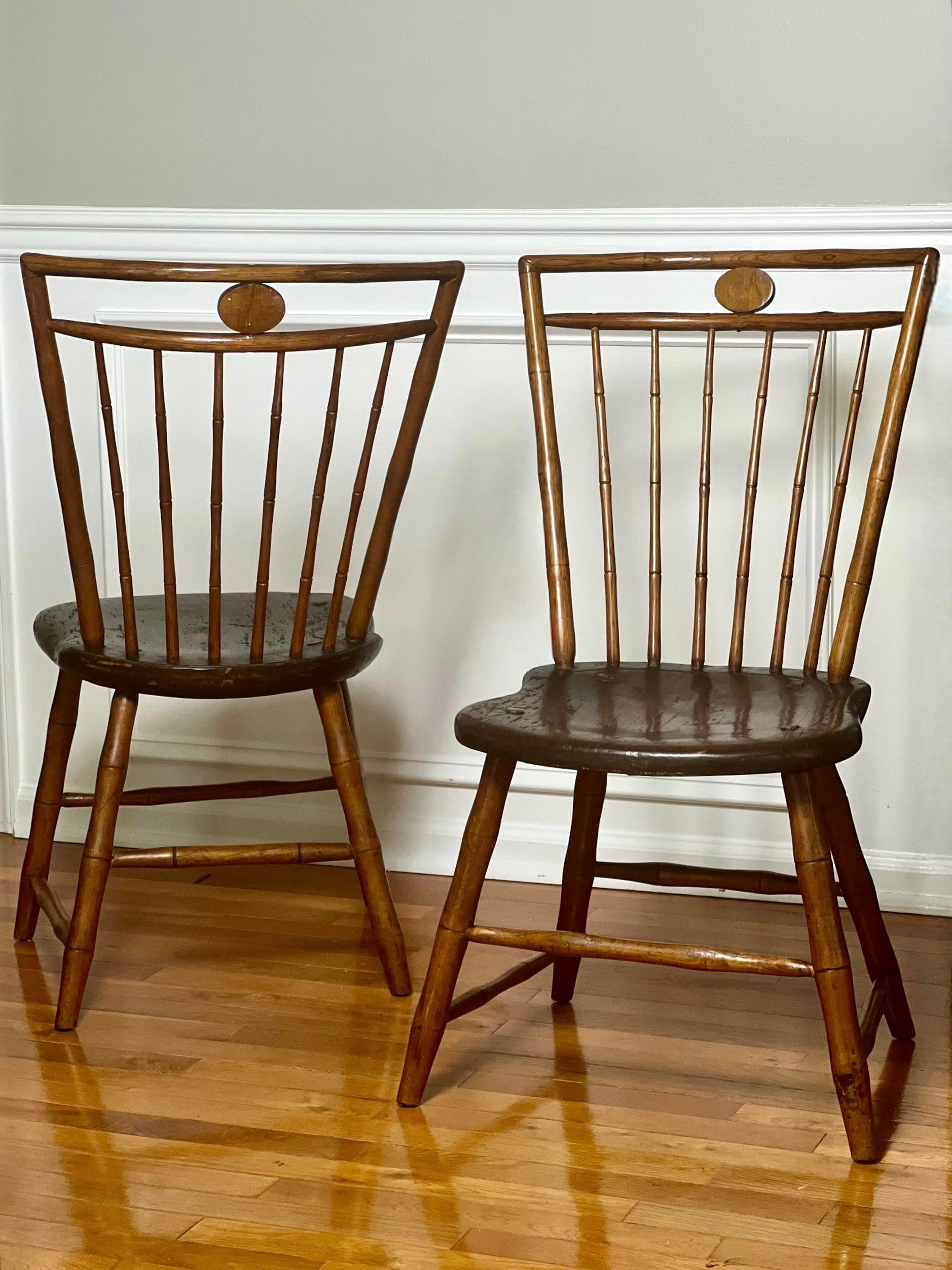 18th Century Windsor Chair Set Of 18th Century Elm Windsor