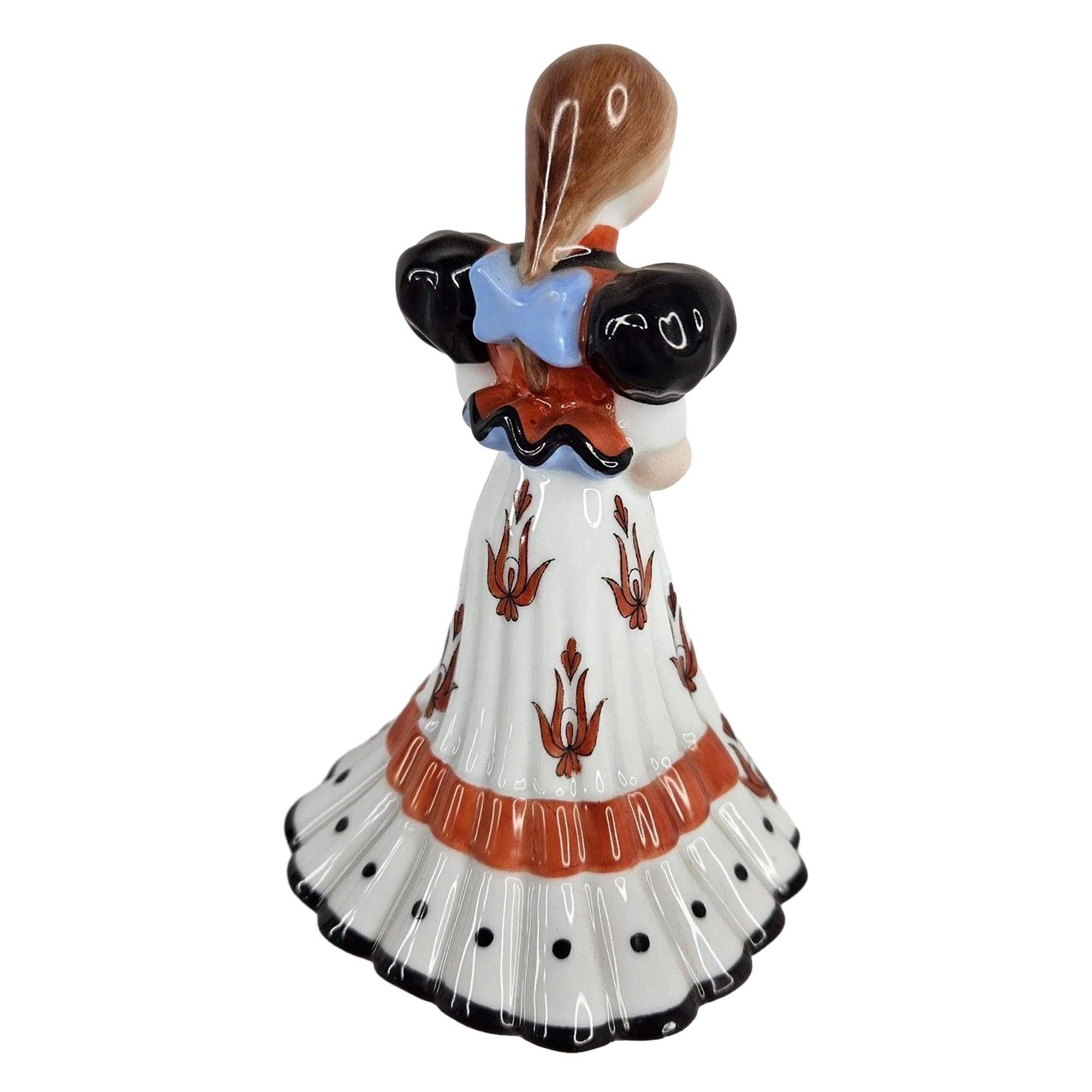 1950s Herend Wedding Bride Figurine – Hand Painted, Collectible