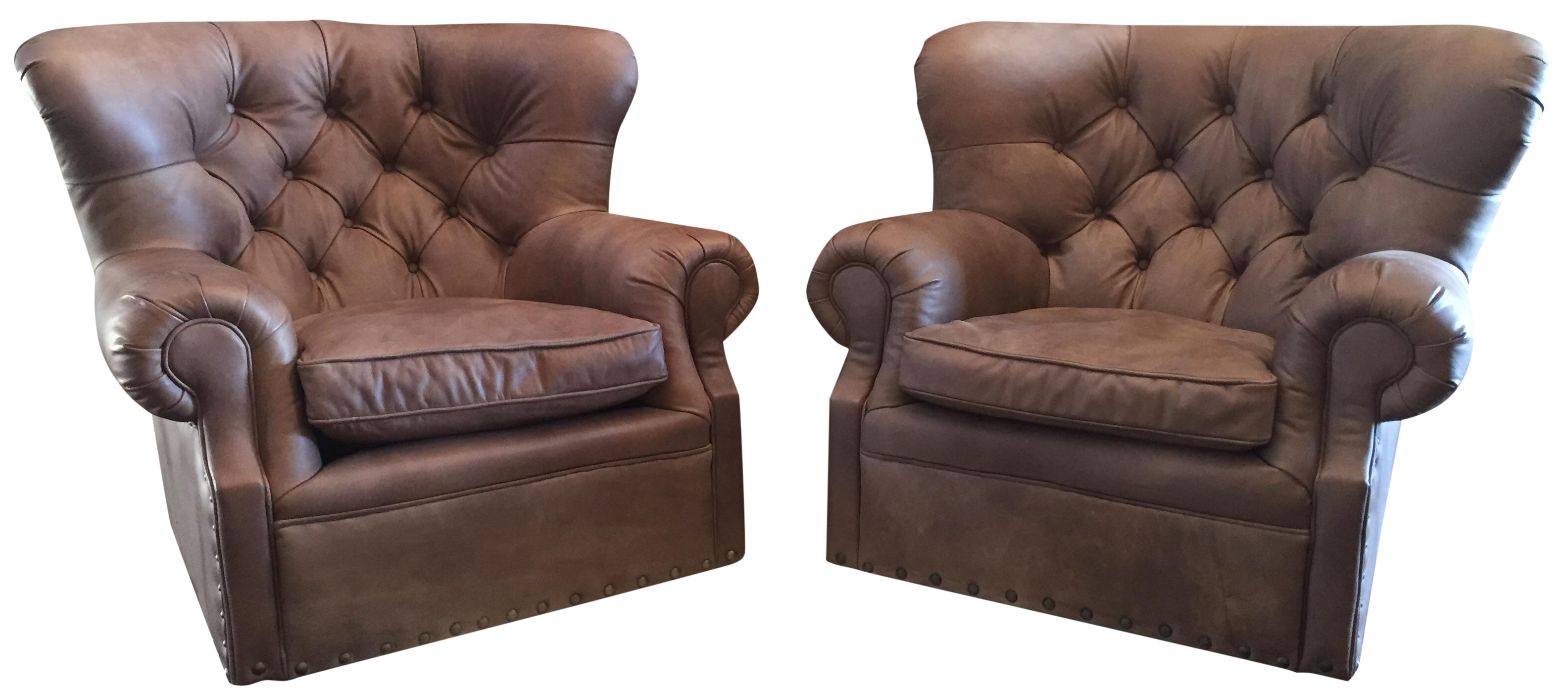 Restoration Hardware Churchill Swivel Chairs A Pair