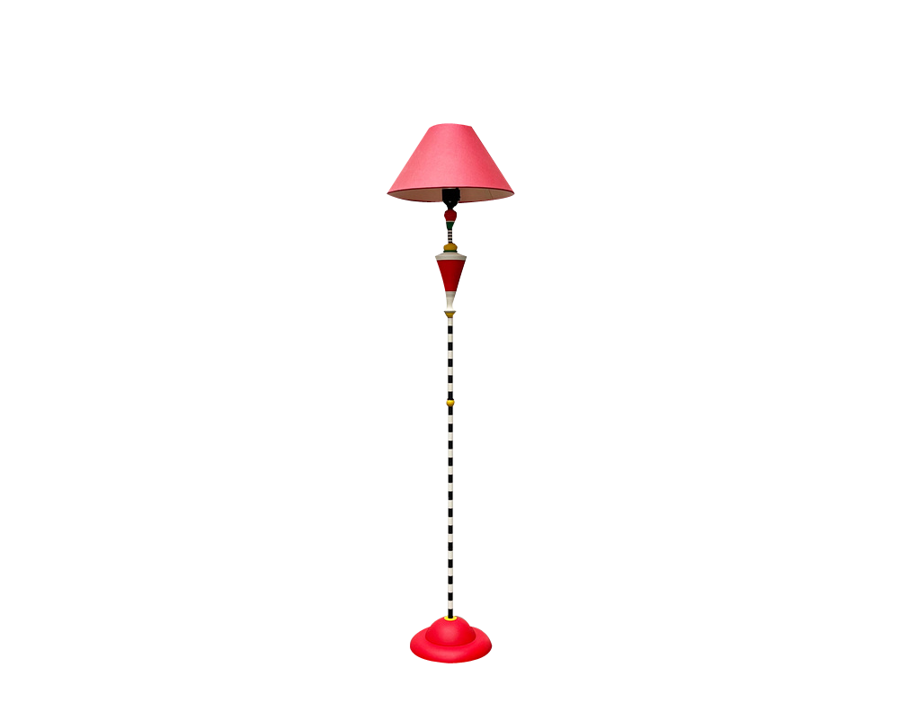 1980s フランス olivier villatte フロアランプ ビンテージ Vintage French Floor Lamp from Olivier Villatte, 1980s | Chairish