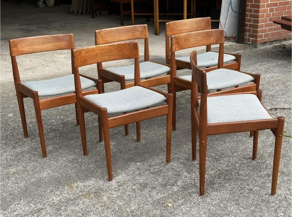 Grete Jalk グレーテ ヤルク P. Jeppesen DENMARK Midcentury Danish Teak Dining Chair by P. Jeppesen for Grete