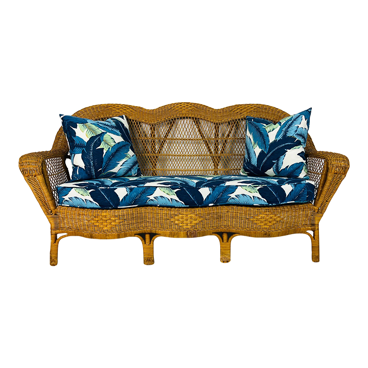 Wavy Wicker Sofa/Loveseat Chairish