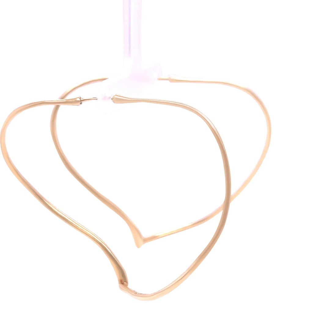 Tiffany & Co 18ct Yellow Gold Elsa Peretti Open Heart Hoop