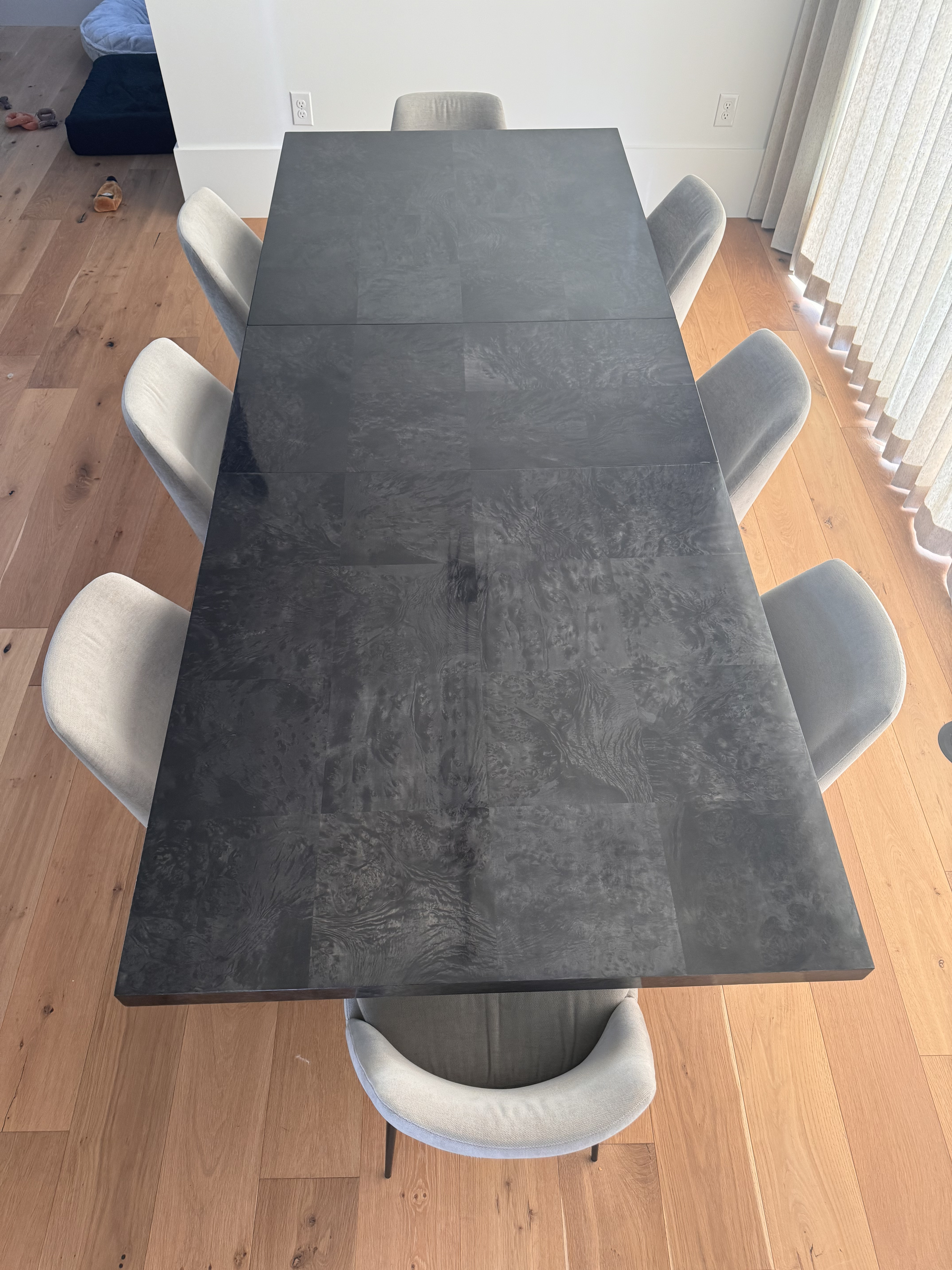 Jonathan Adler Black Bond Dining Table Chairish