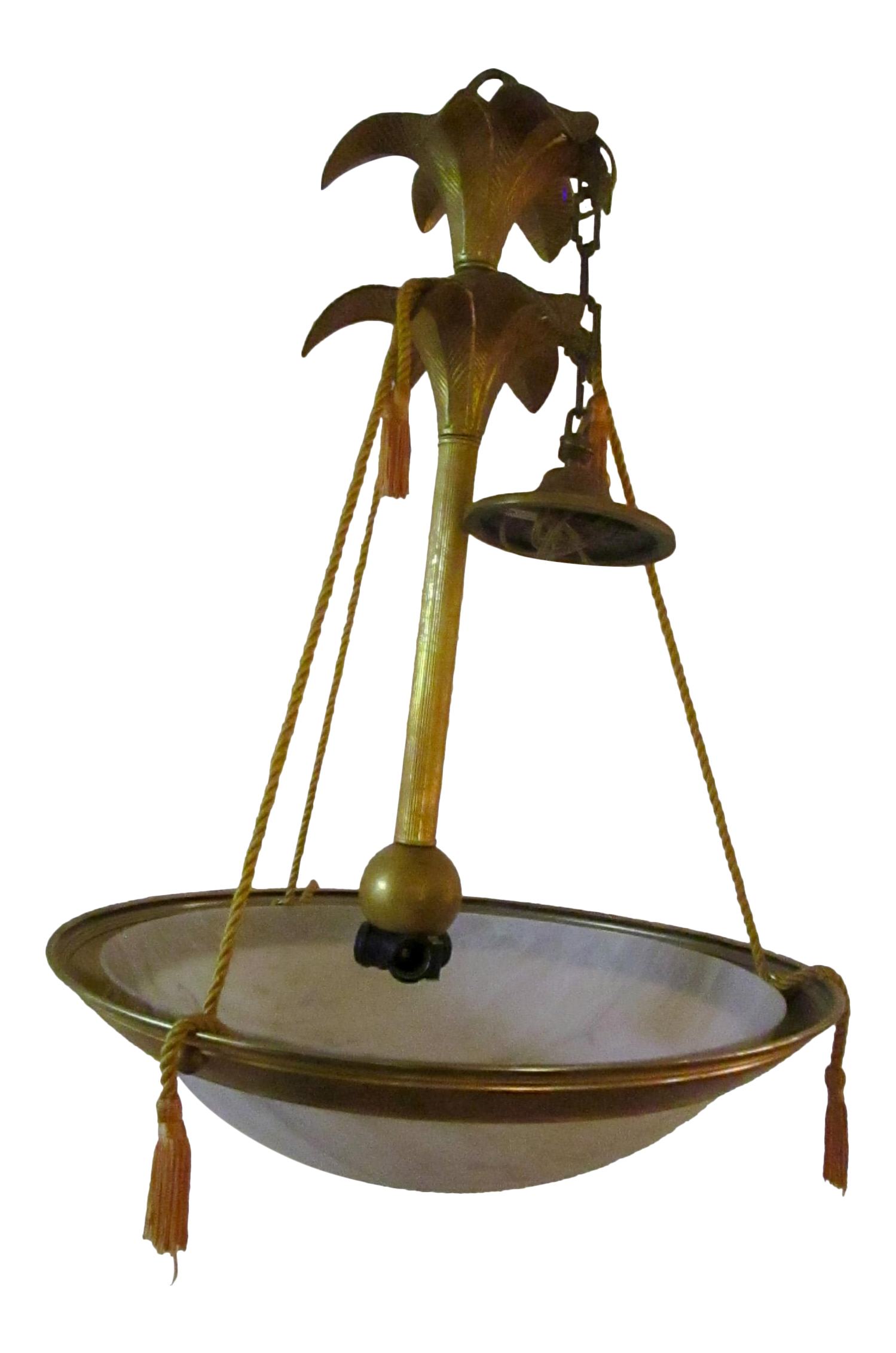 Hollywood Regency Style Hanging Light Fixture Chairish