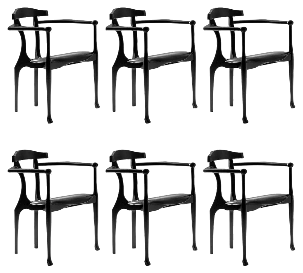 MidCentury Modern Spanish Gaulino Easy Chairs by Oscar Tusquets, Set