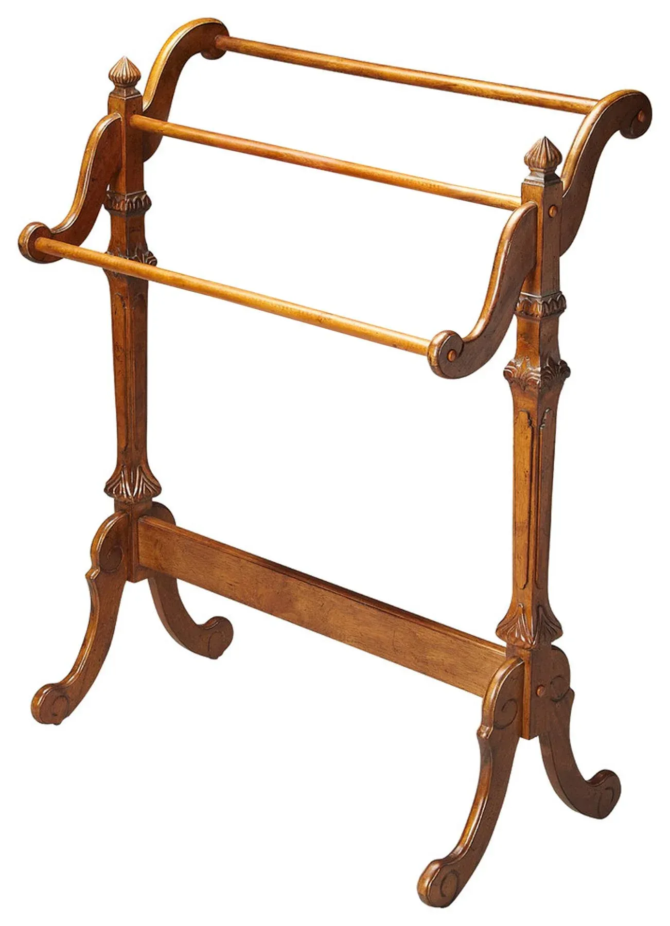Newhouse Blanket Stand, Medium Brown