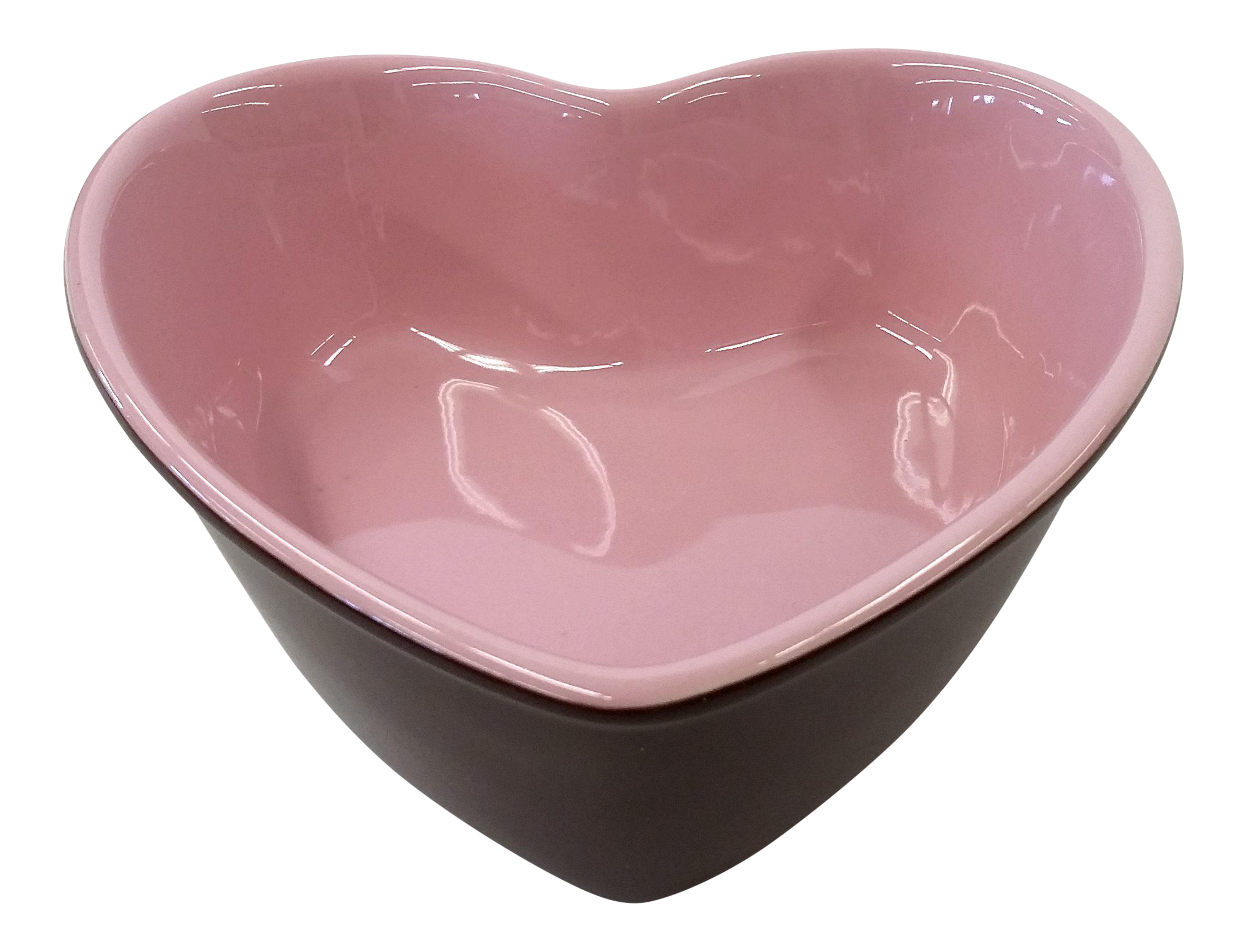 Chantal Pink Ceramic HeartShaped Bowl Chairish